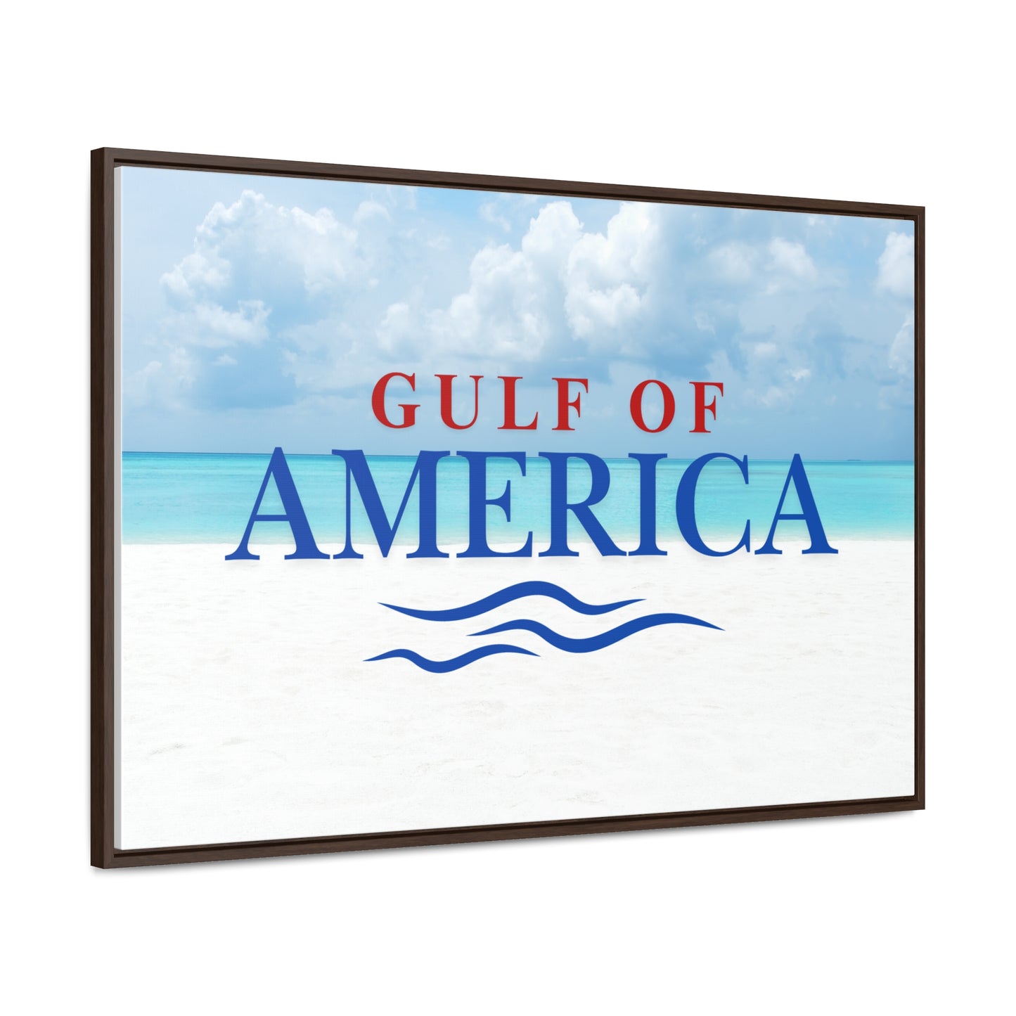 Gulf of America Canvas Wrap - Coastal Wall Art for Beach Lovers