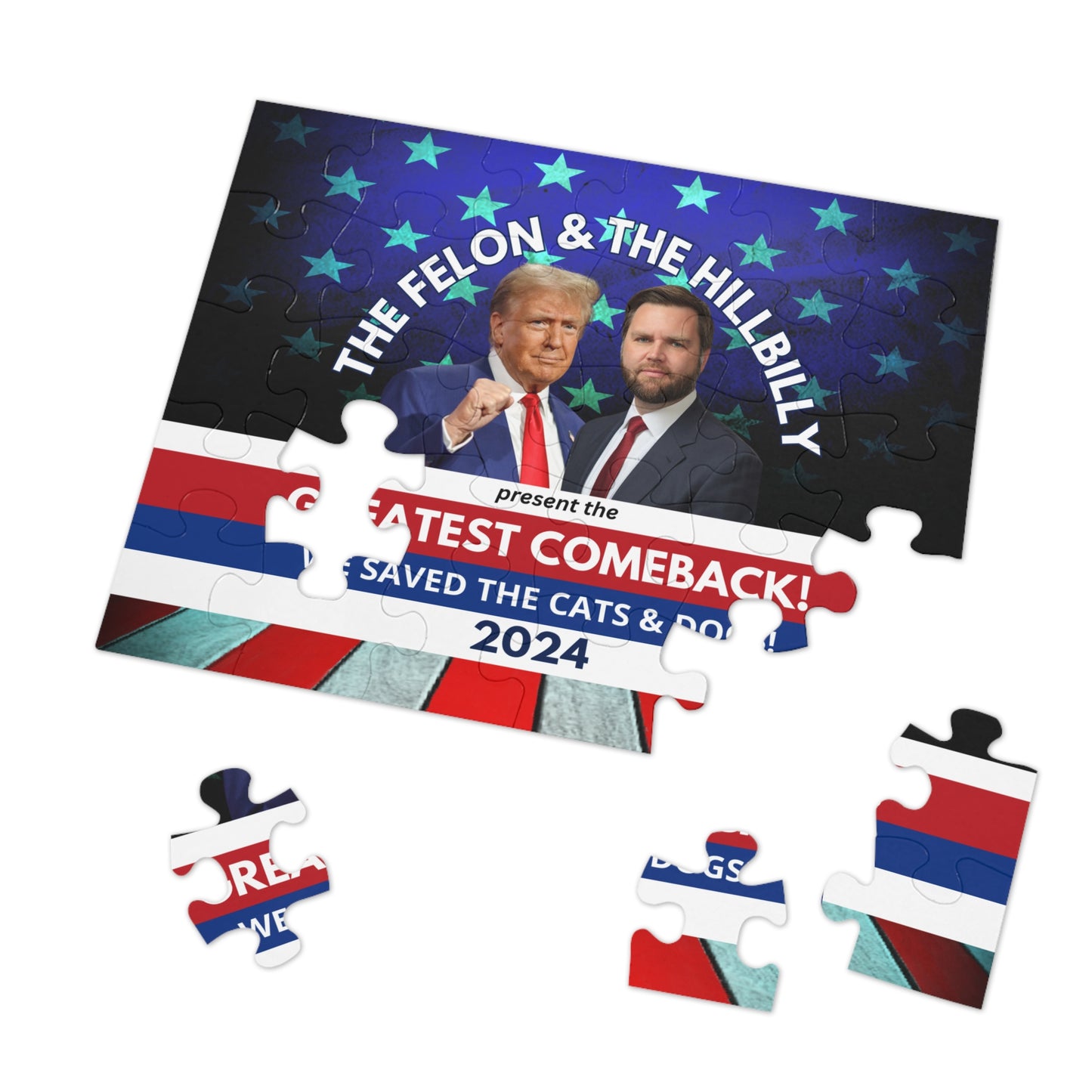 Felon & Hillbilly Comeback Jigsaw Puzzle (30, 110, 252, 500 Piece)