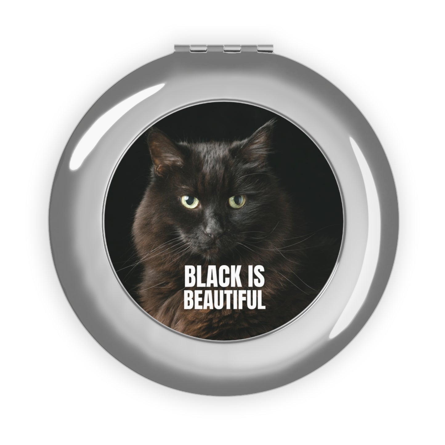 Black is Beautiful Compact Travel Mirror