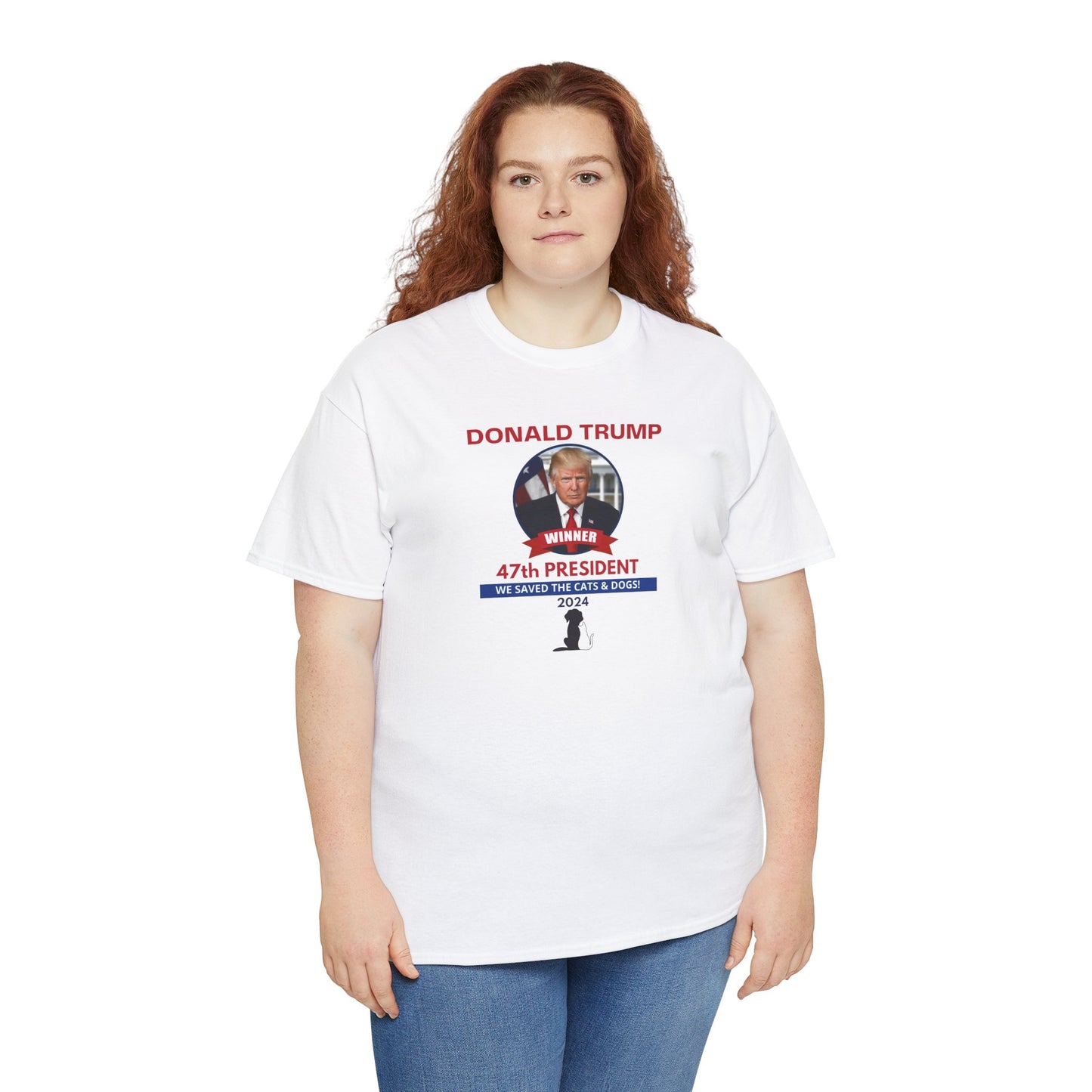 Donald Trump 47th President Unisex Heavy Cotton Tee