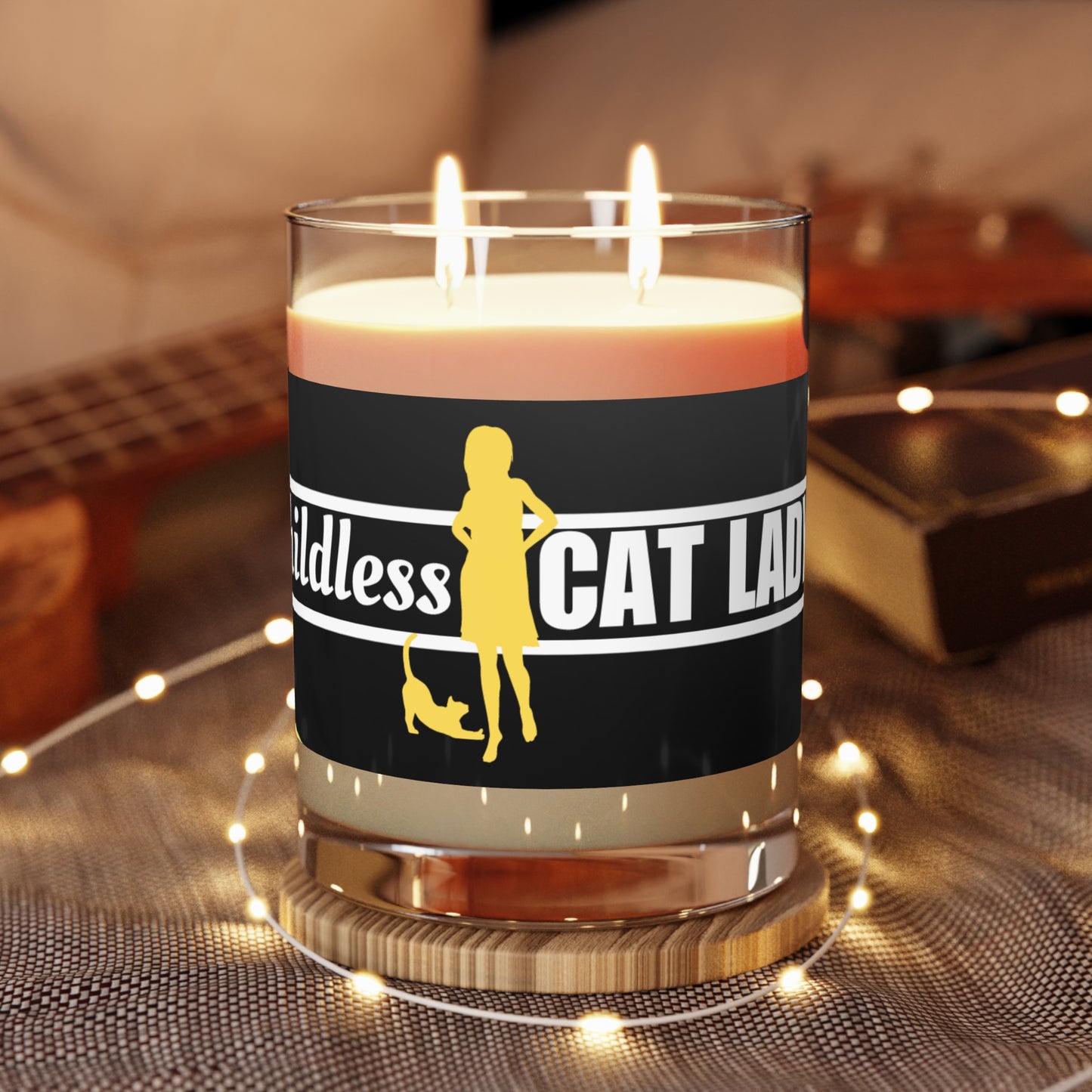 Childless Cat Lady Scented Candle - Full Glass, 11oz