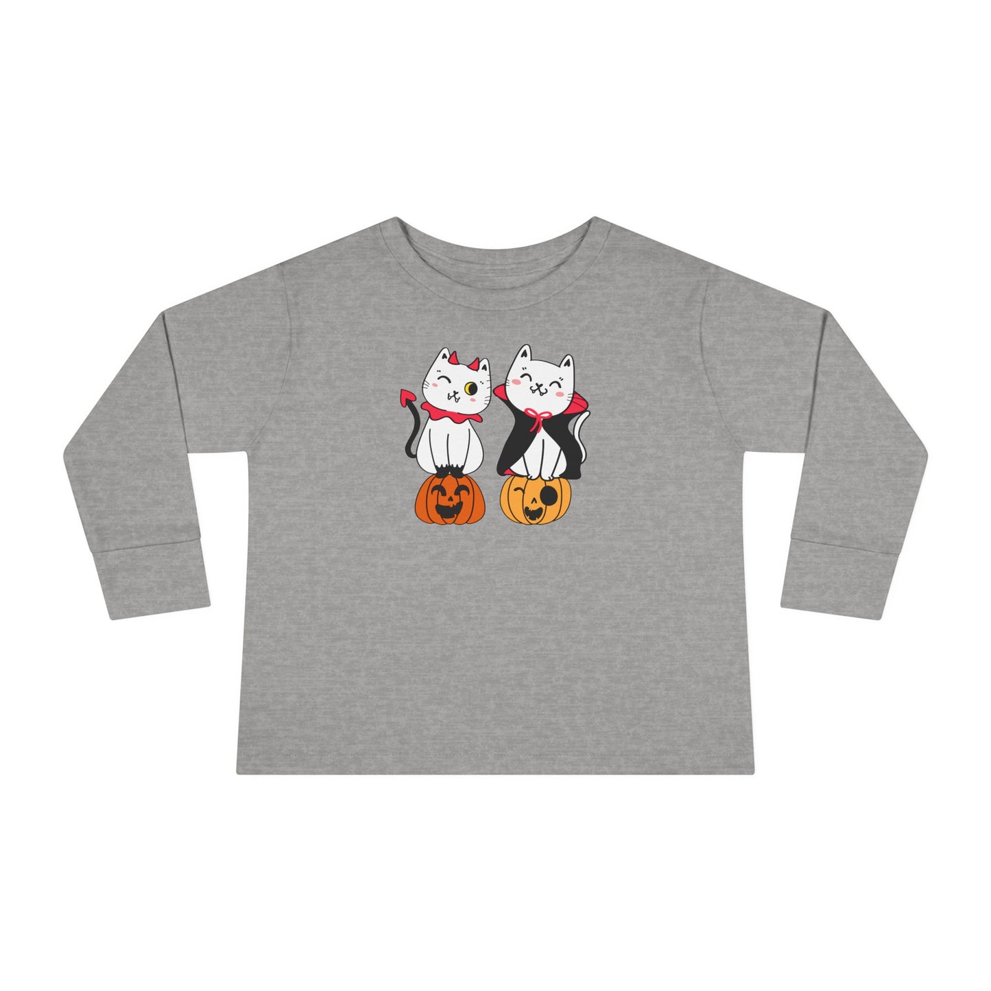 Vampire Kitties Toddler Long Sleeve Tee - Kids clothes - Epileptic Al’s Shop