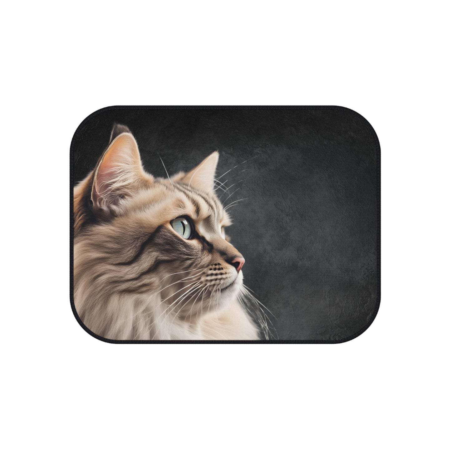 Elegant Cat-Themed Car Mats - Set of 4 | Pet Lover's Stylish Auto Accessories