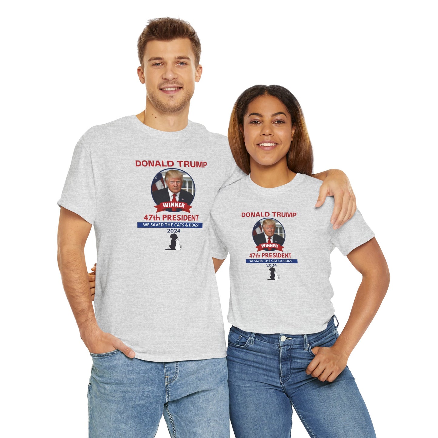 Donald Trump 47th President Unisex Heavy Cotton Tee