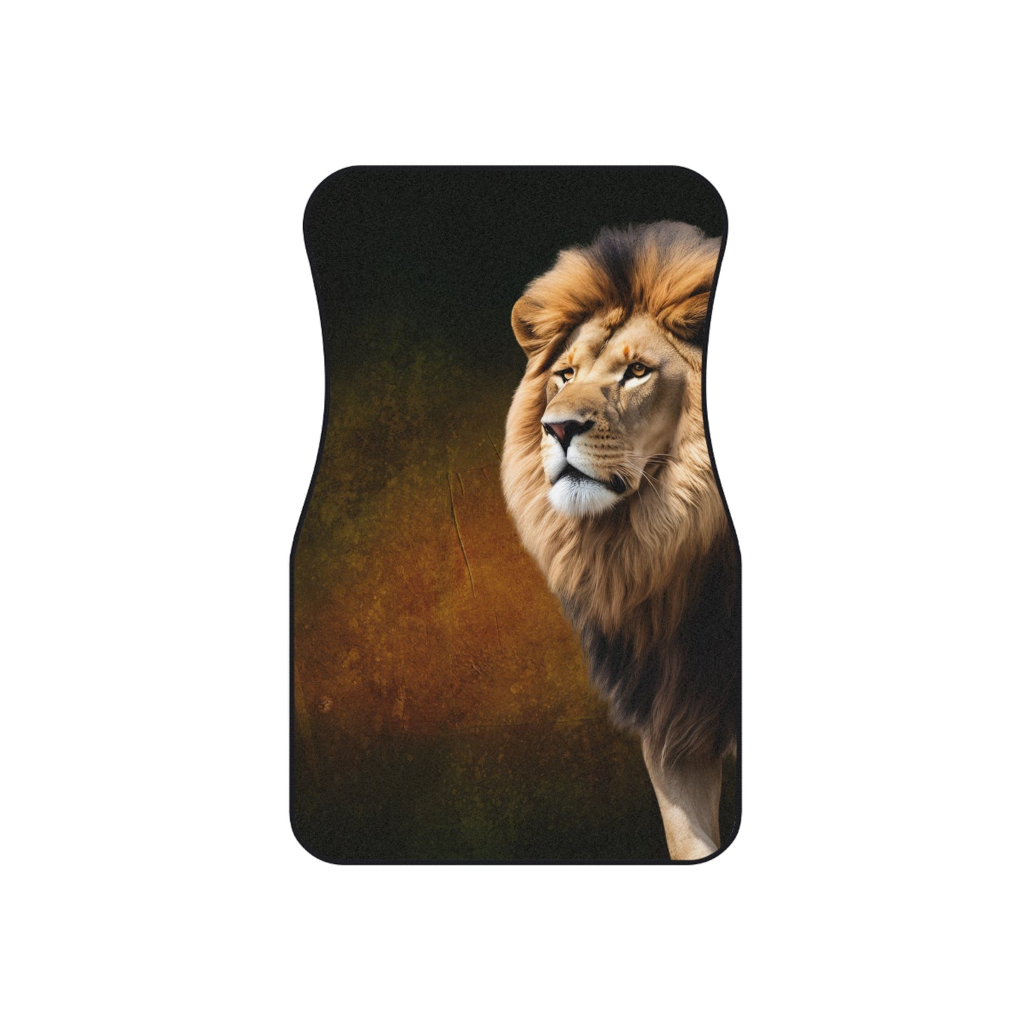 Majestic Lion Car Mats Set of 4 - Animal Print Auto Accessories for Car Enthusiasts