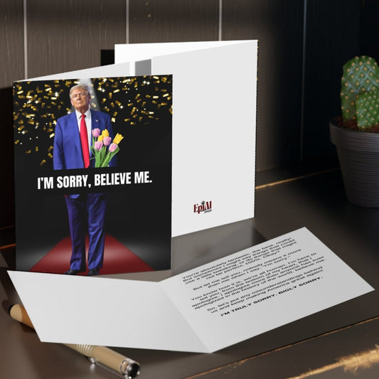 Donald Trump I'm Sorry Greeting Cards (8, 16, and 24 pcs)