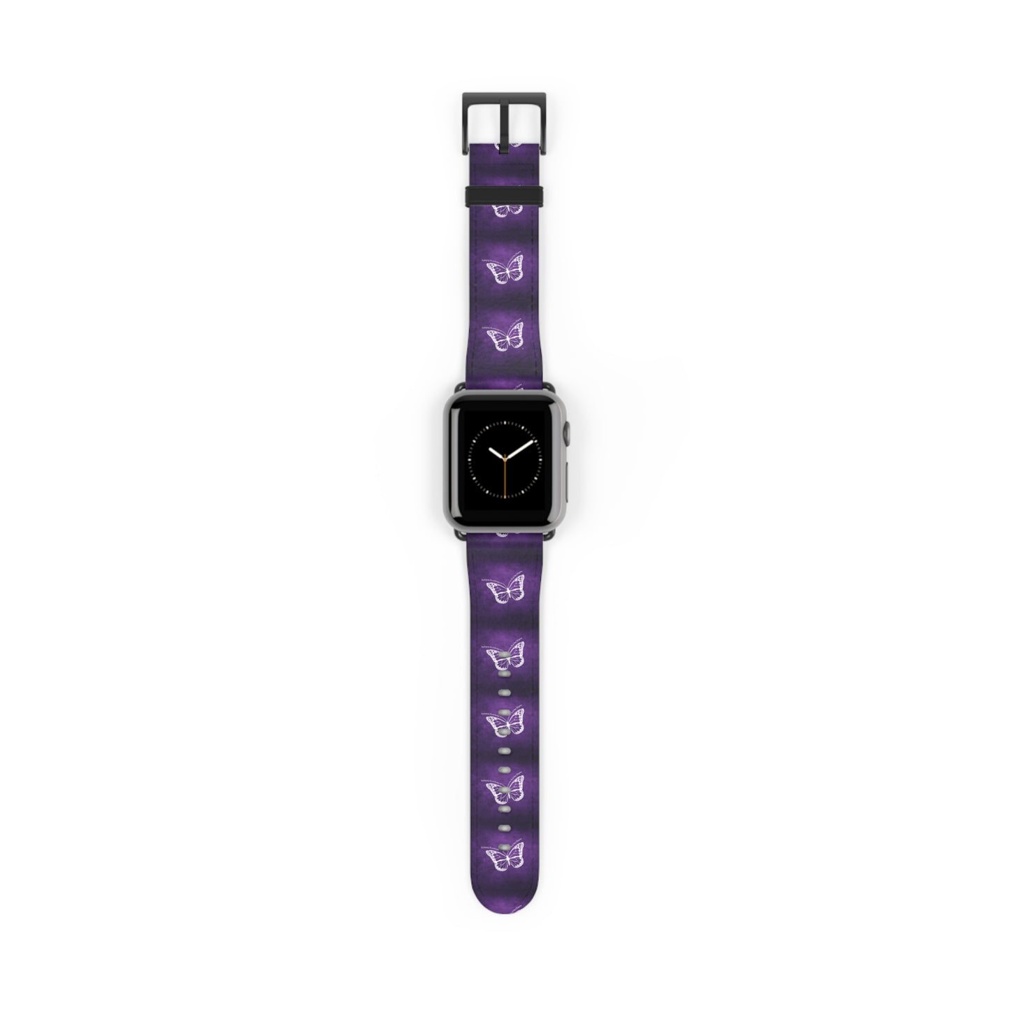 Purple Butterfly Epilepsy Awareness Watch Band