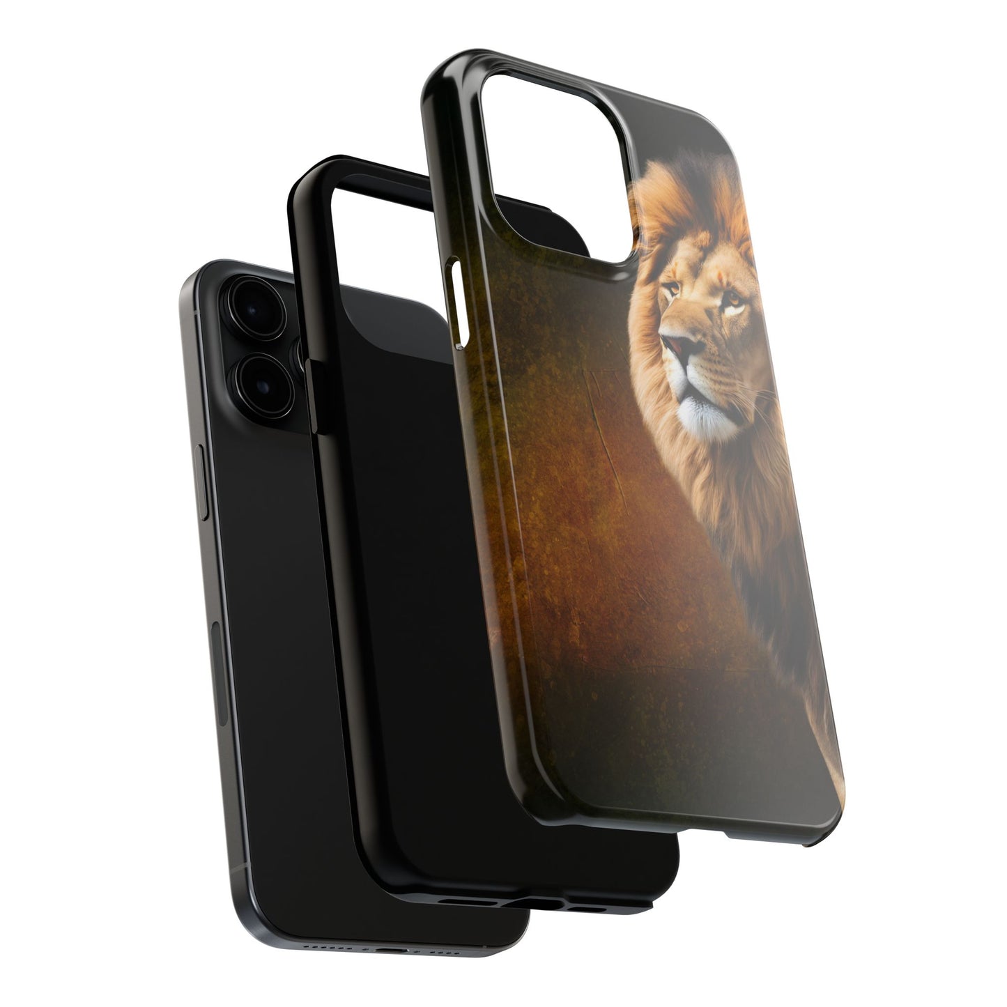 Majestic Lion Tough Phone Case - Durable Protection for Wildlife Lovers