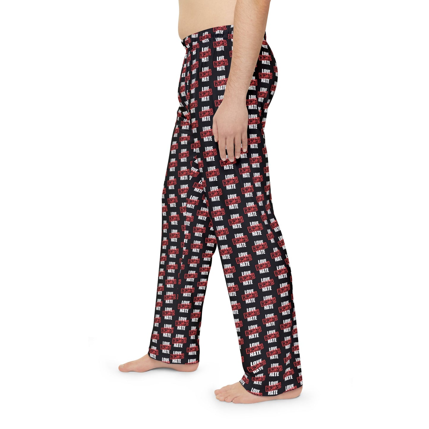 Love Trumps Hate Men's Pajama Pants