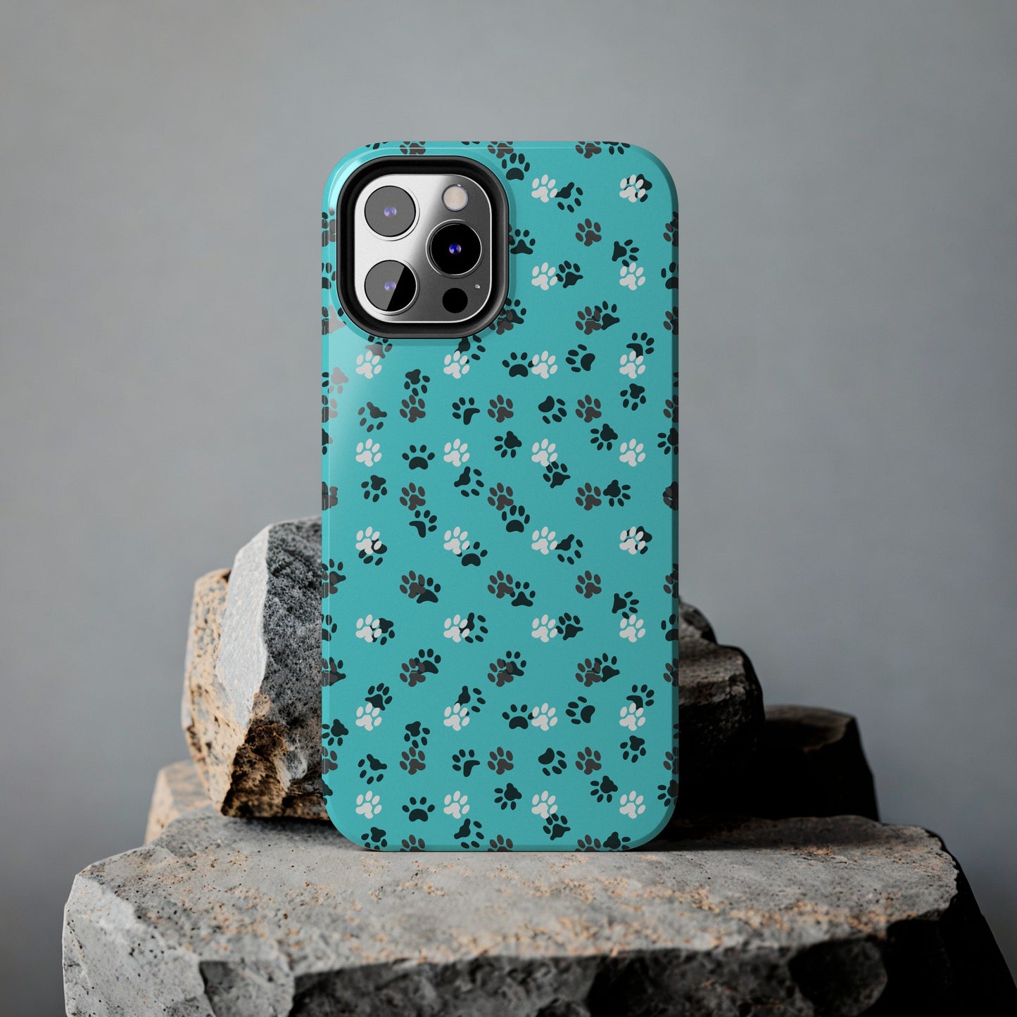 Teal Paws Tough Phone Cases - Phone Case - Epileptic Al’s Shop