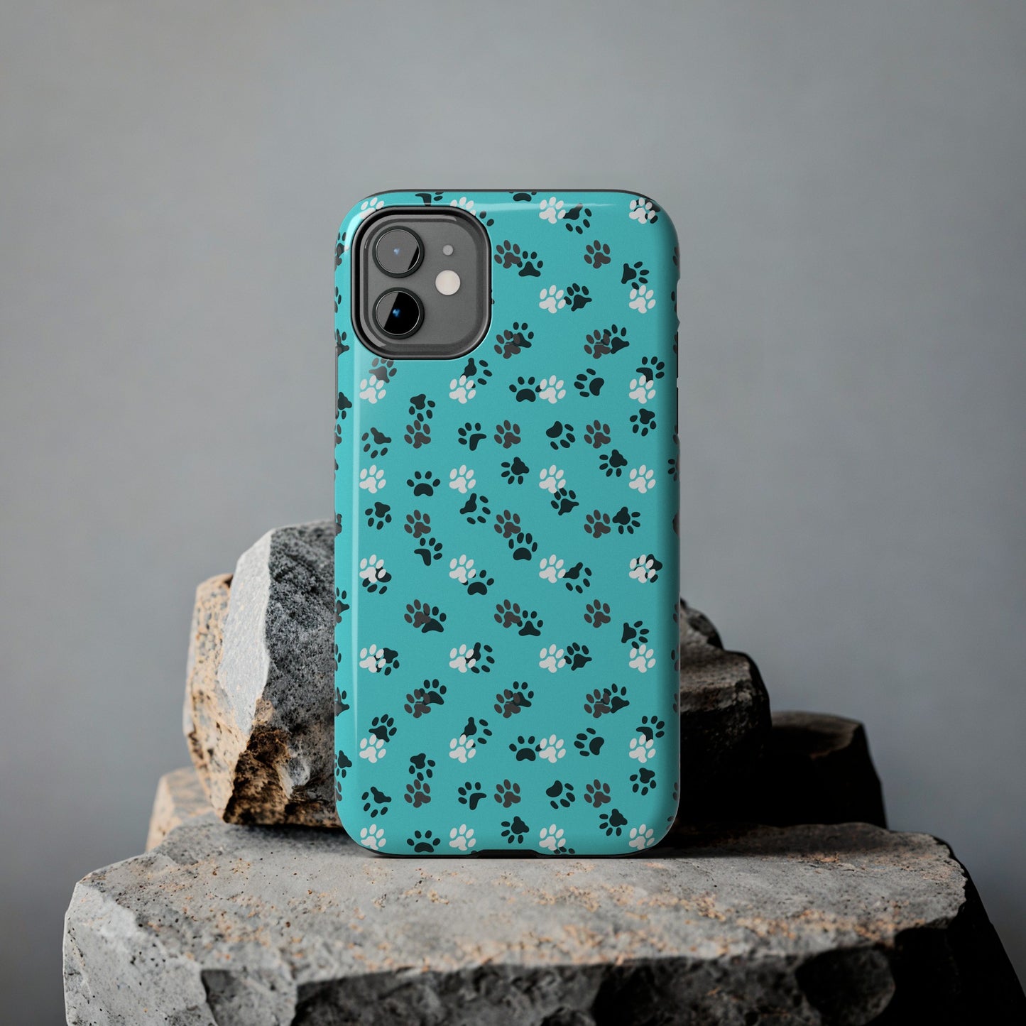 Teal Paws Tough Phone Cases - Phone Case - Epileptic Al’s Shop