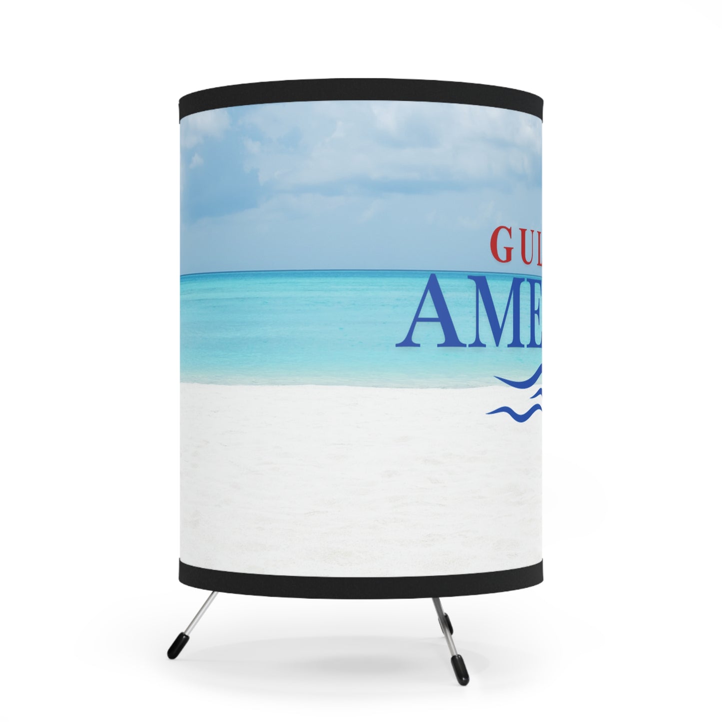 Gulf of America Tripod Lamp - Coastal Vibes Table Light