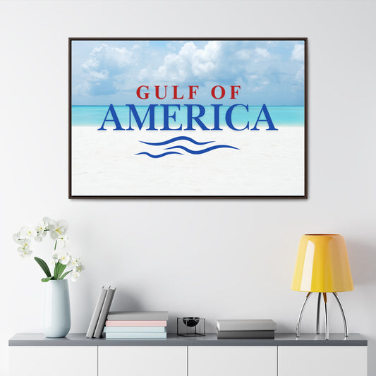 Gulf of America Canvas Wrap - Coastal Wall Art for Beach Lovers