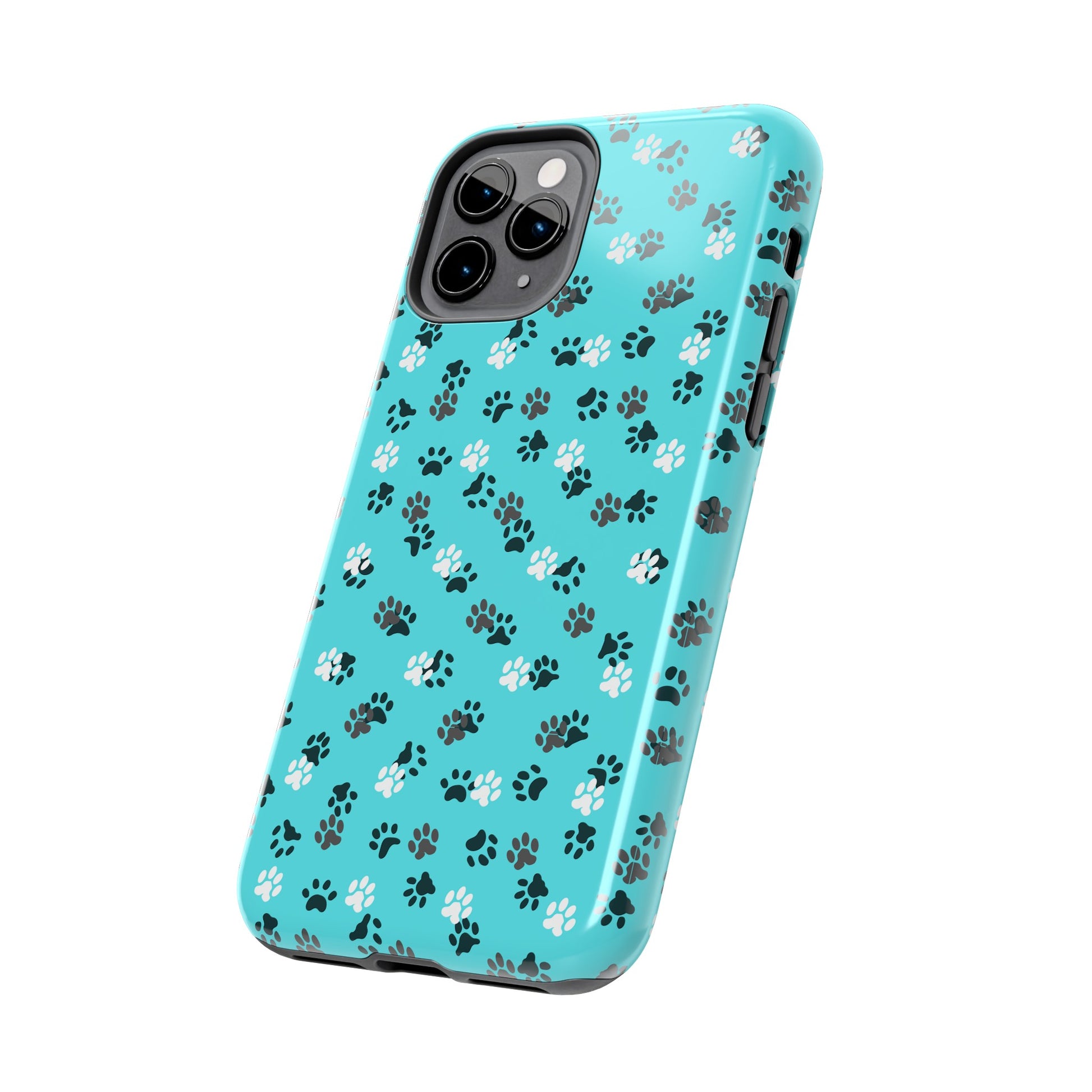 Teal Paws Tough Phone Cases - Phone Case - Epileptic Al’s Shop