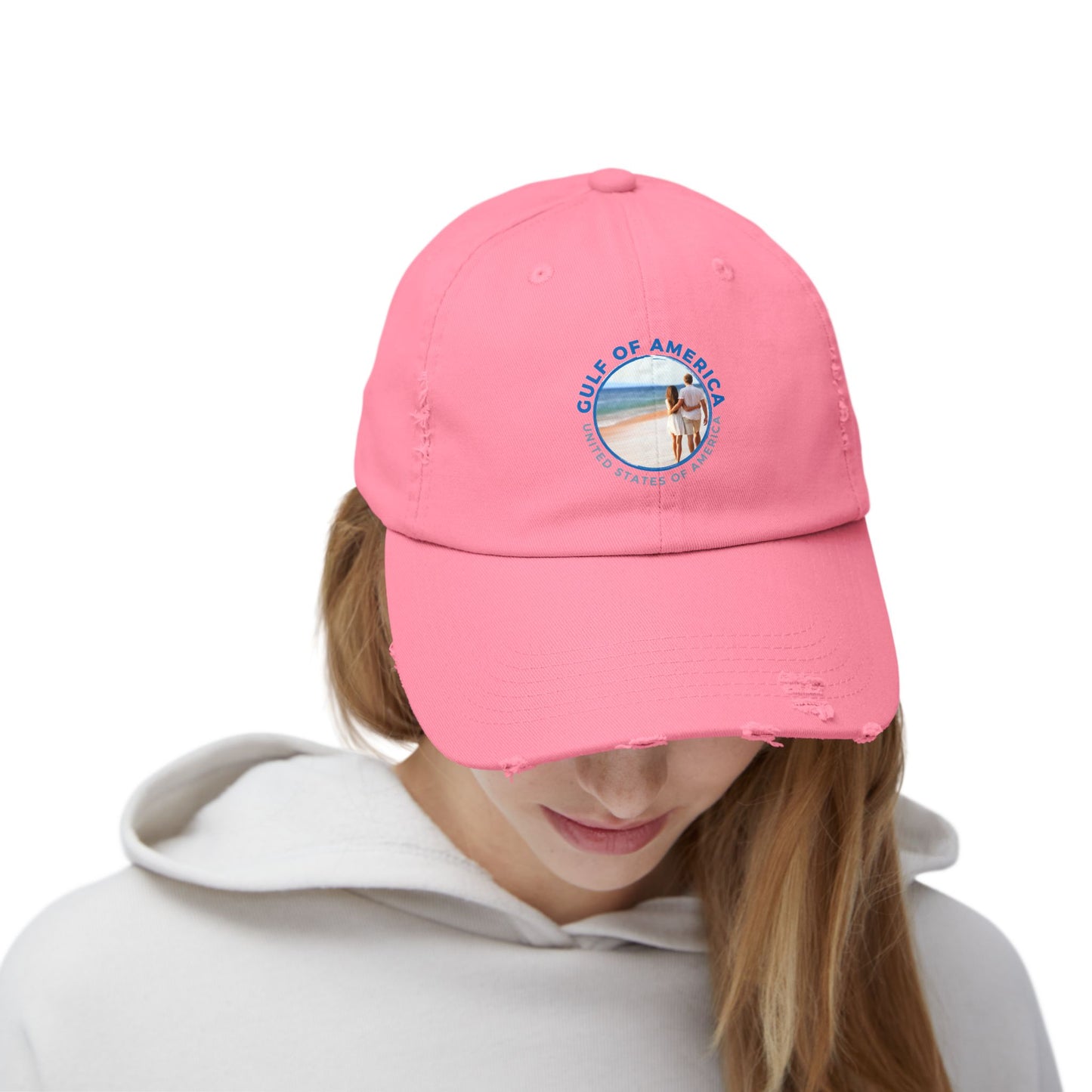 Gulf of America Unisex Distressed Cap