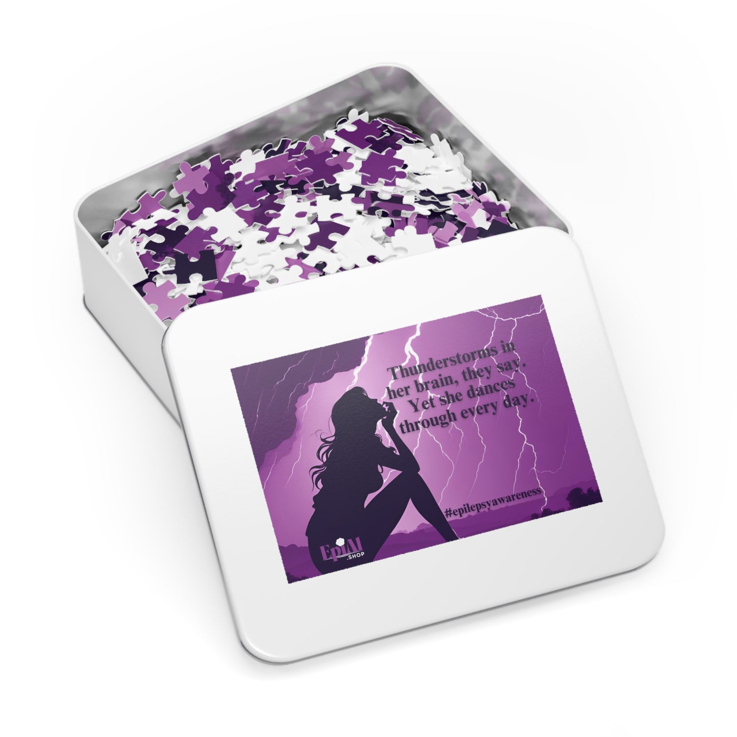 Empowering Epilepsy Awareness Jigsaw Puzzle with Tin