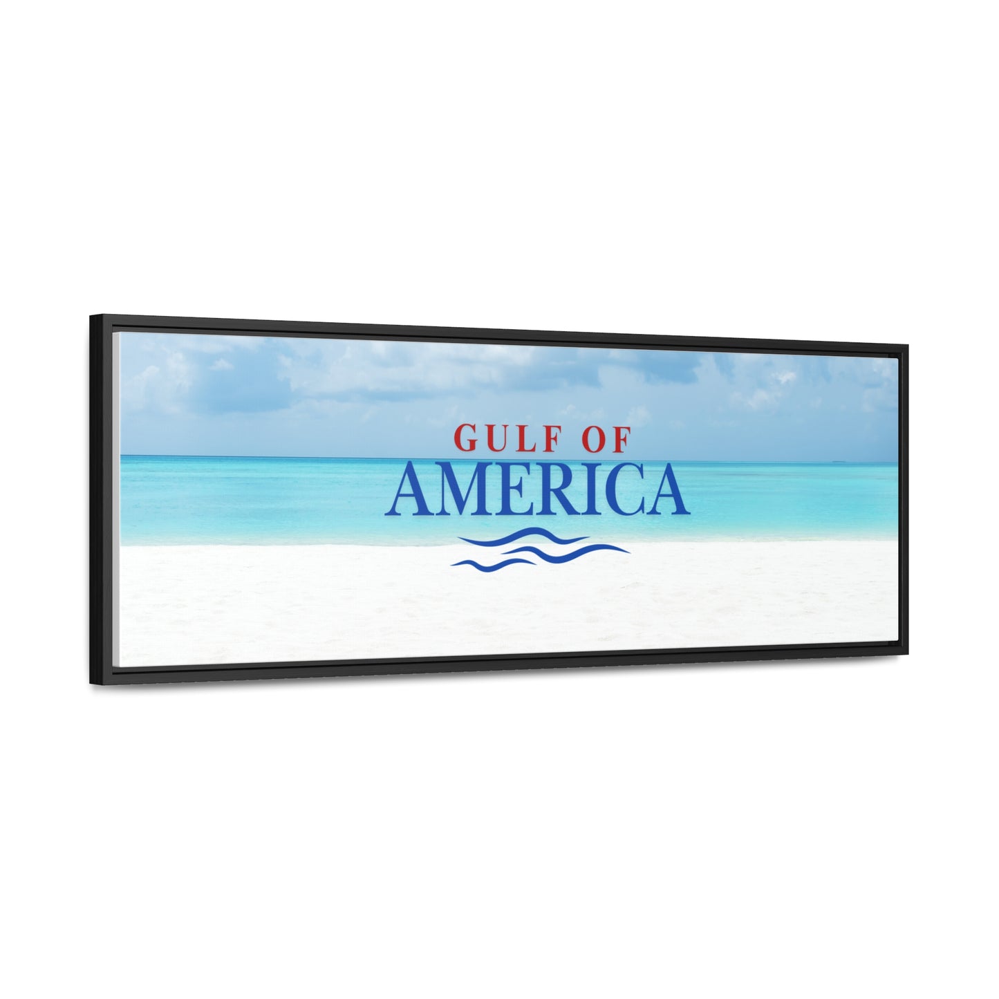 Gulf of America Canvas Wrap - Coastal Wall Art for Beach Lovers