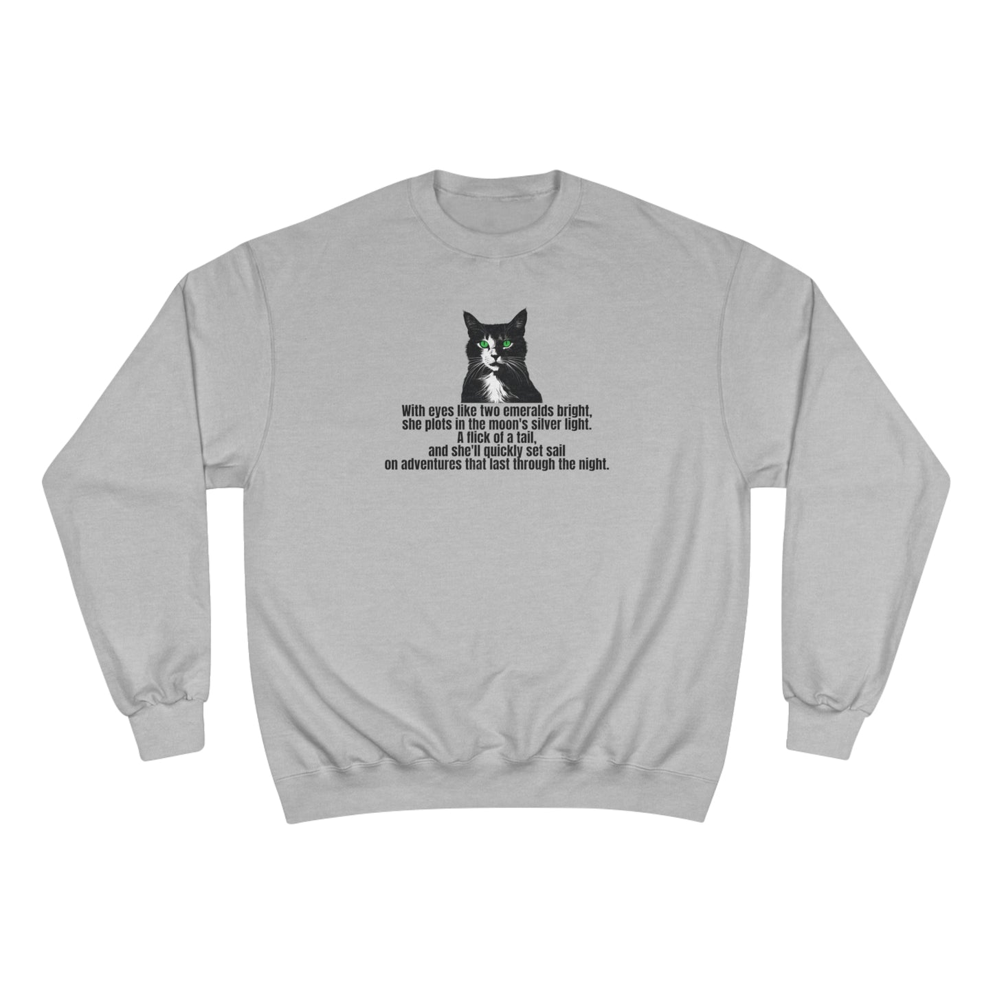 Emerald Eyed Mischief Champion Sweatshirt