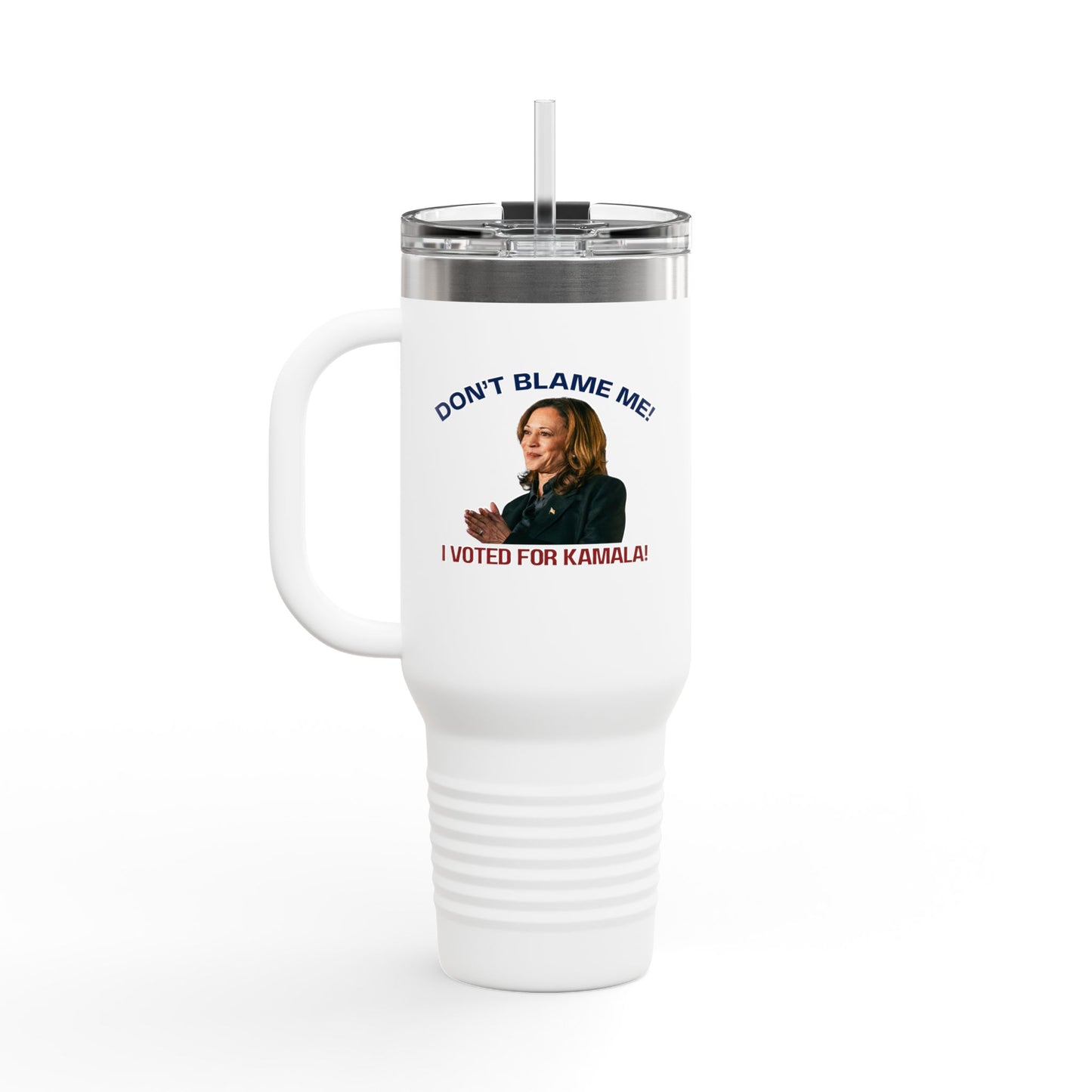 40oz Insulated Travel Mug - 'I Voted for Kamala!'