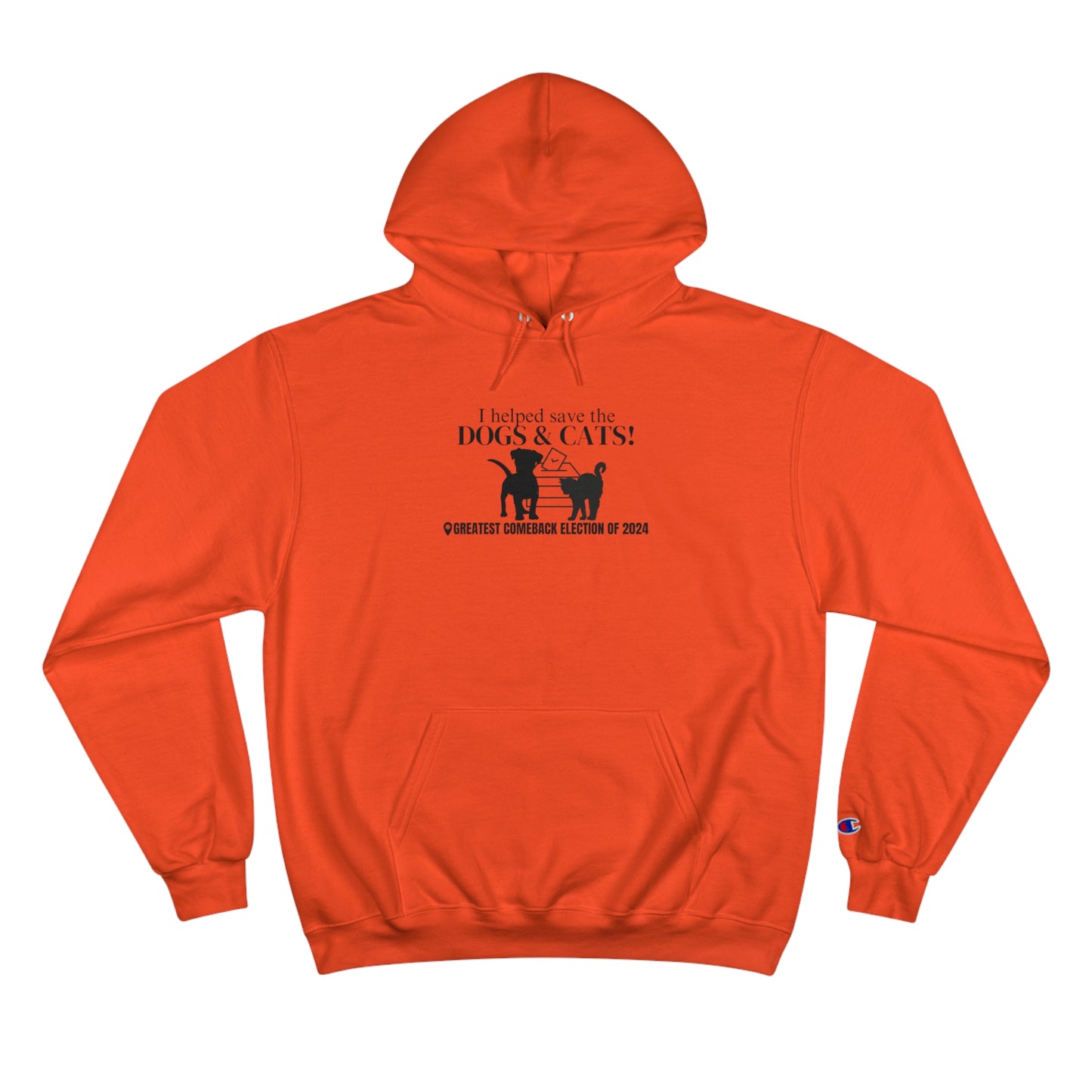 Helped Save the Dogs & Cats Champion Hoodie