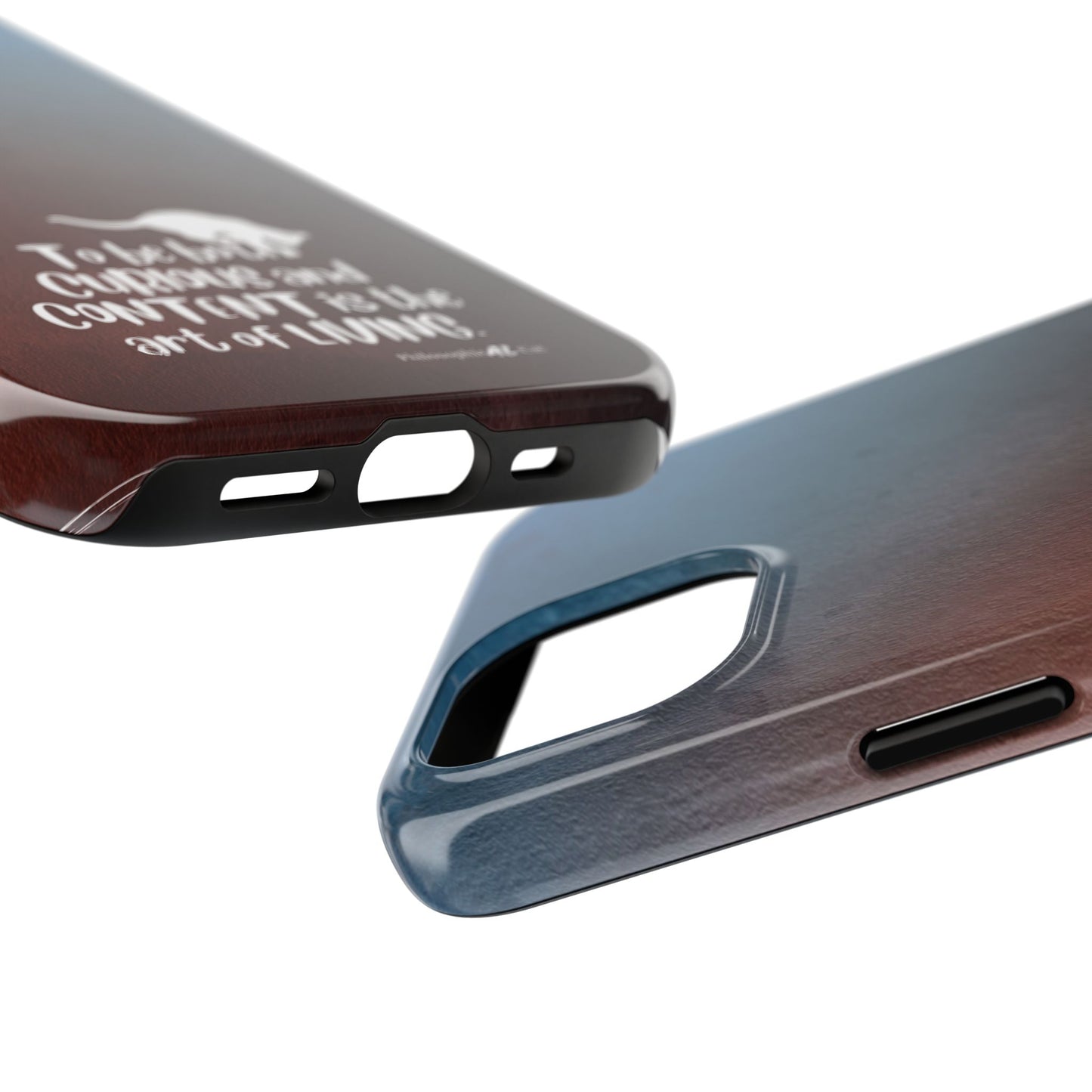 Curious & Content Tough Phone Cases