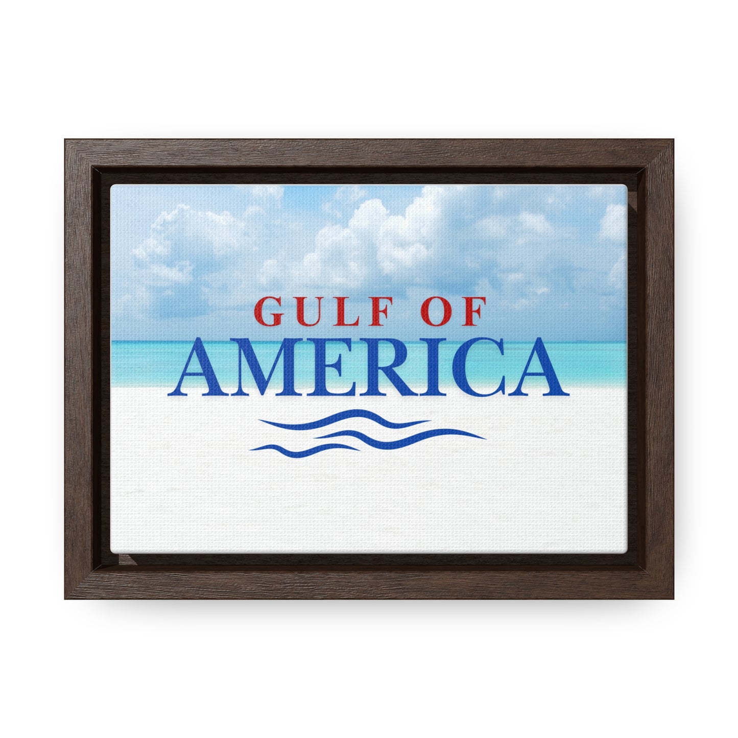 Gulf of America Canvas Wrap - Coastal Wall Art for Beach Lovers