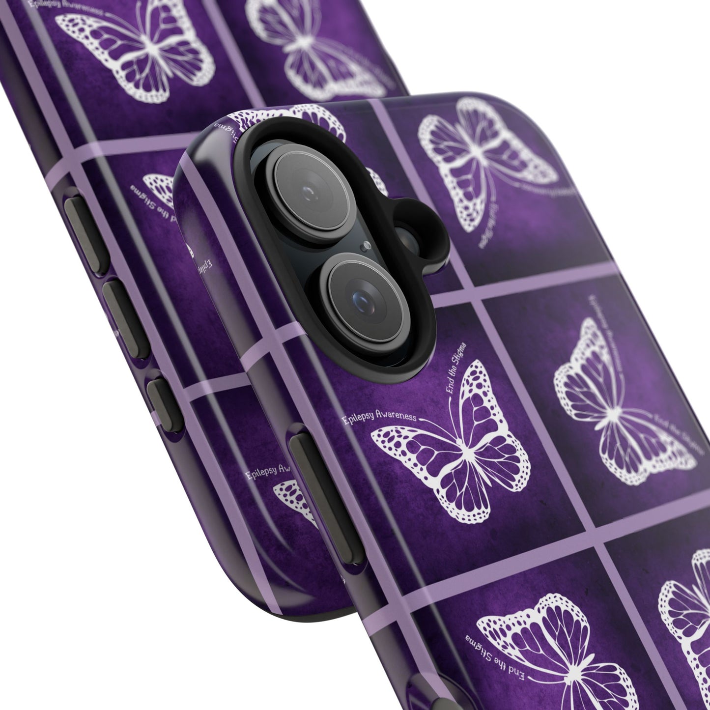 Elegant Butterfly Tough Phone Case - Stylish Protection for Nature Lovers