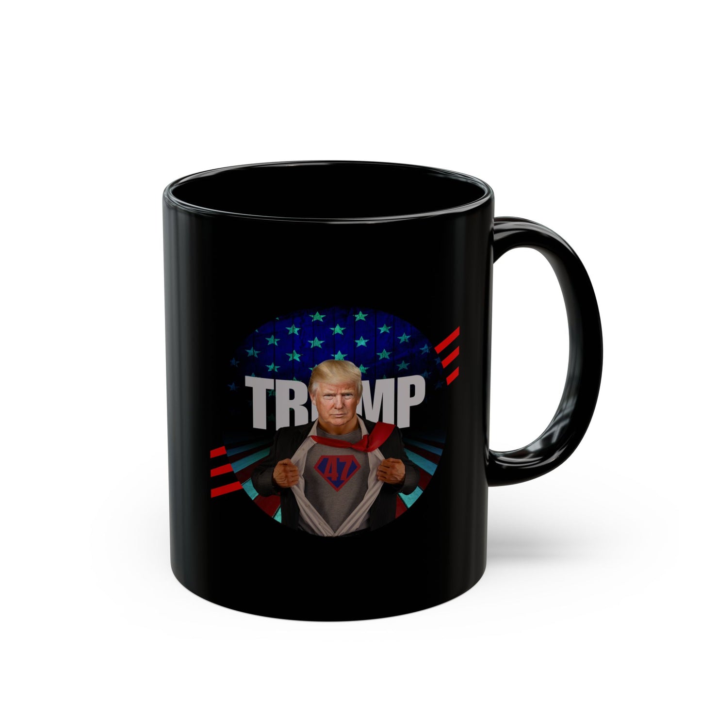 Trump is Back 47 Black Mug (11oz, 15oz)