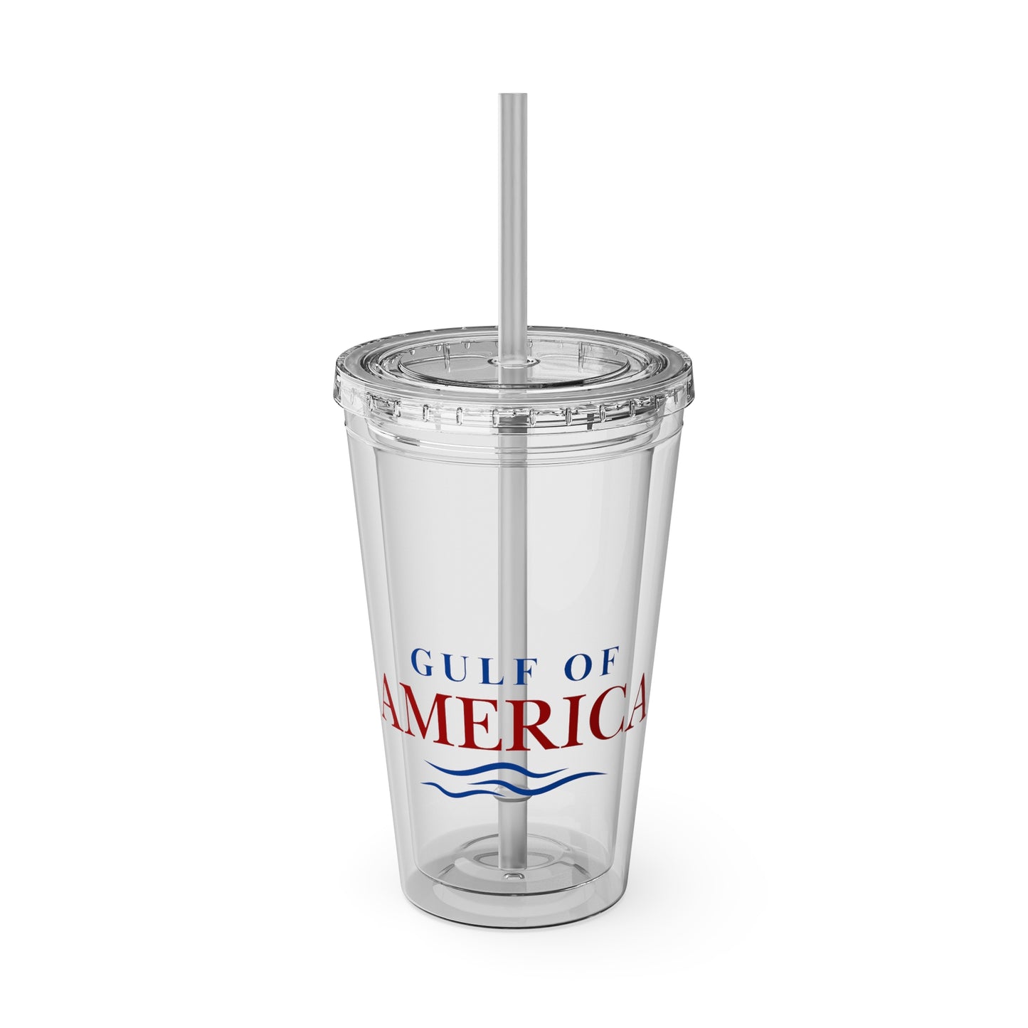 Gulf of America Tumbler with Straw, 16oz