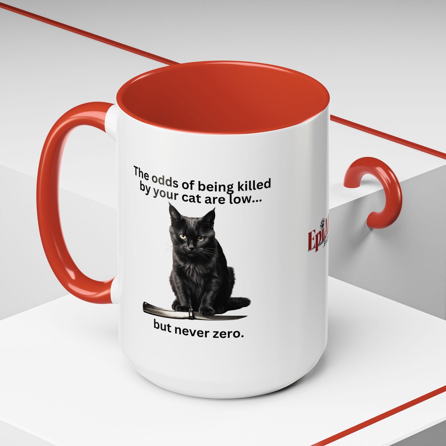 Killer Cat Odds Accent Coffee Mug (11, 15oz)