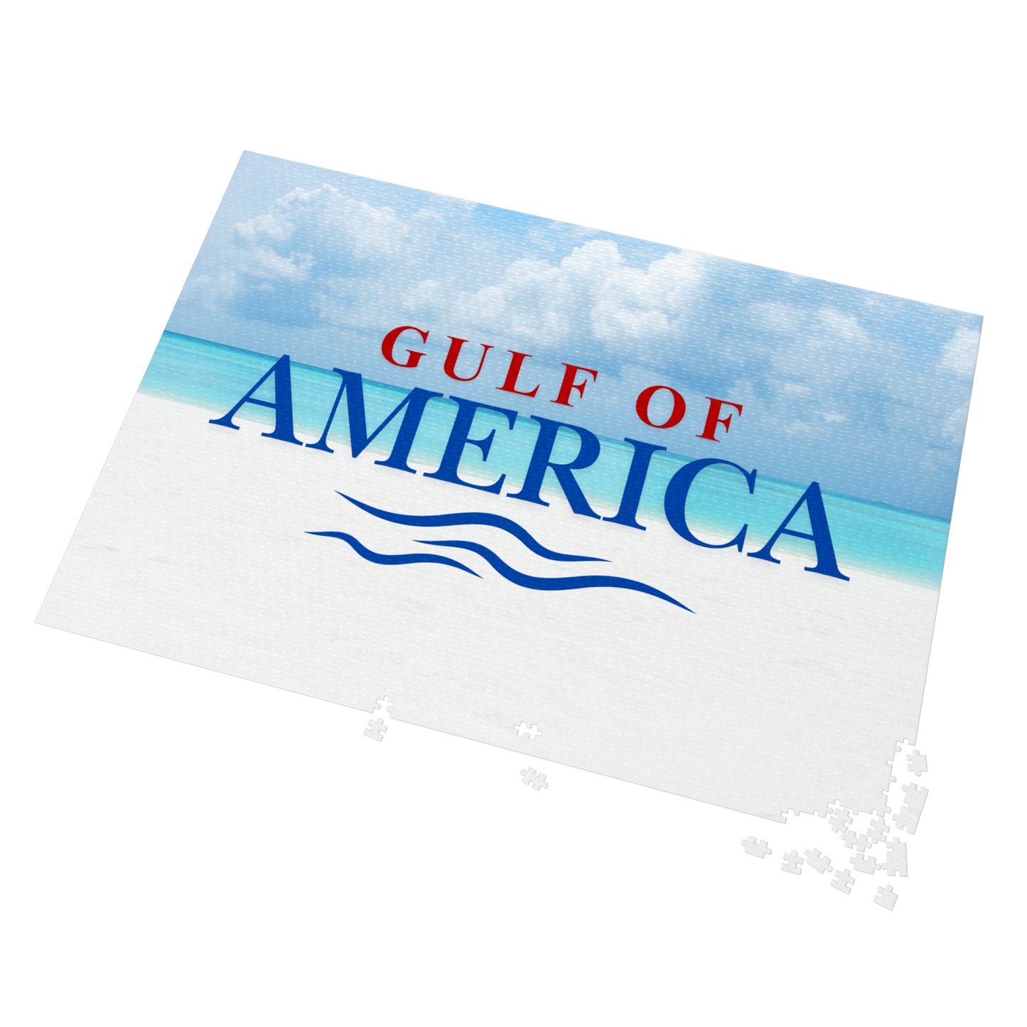 Gulf of America Jigsaw Puzzle with Tin