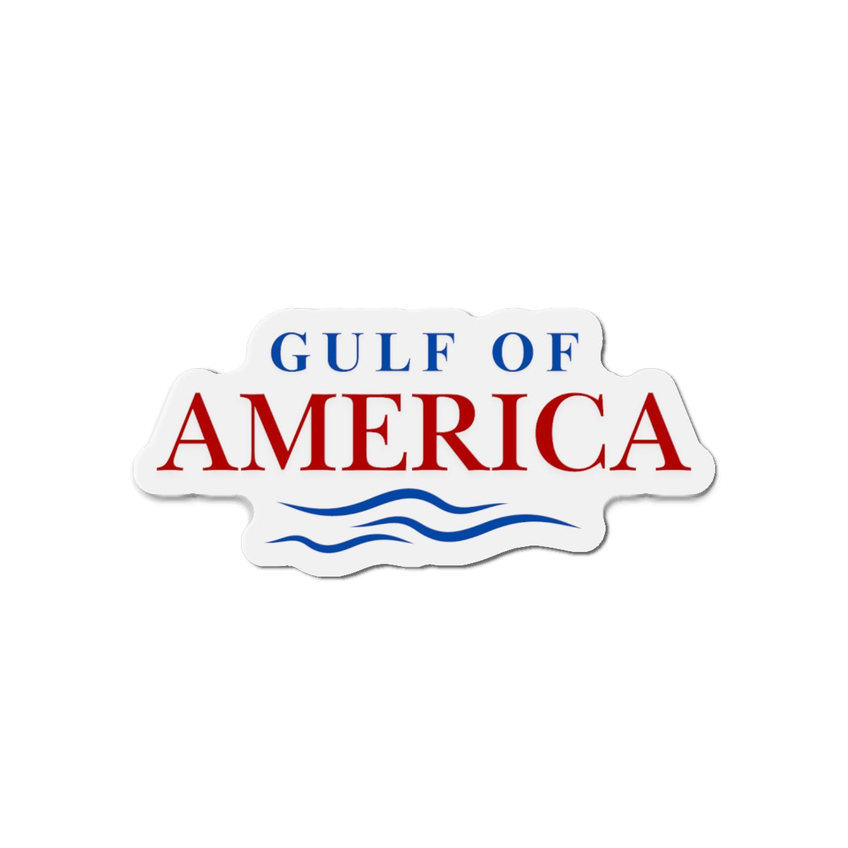 Gulf of America Die-Cut Magnets