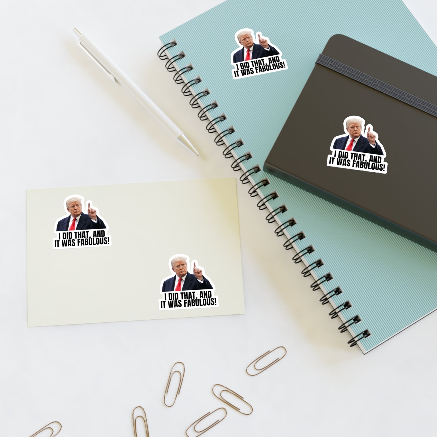 I Did That Sticker Sheets - Humorous Political Stickers