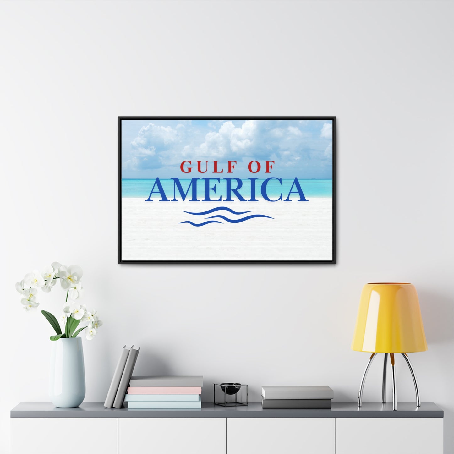 Gulf of America Canvas Wrap - Coastal Wall Art for Beach Lovers