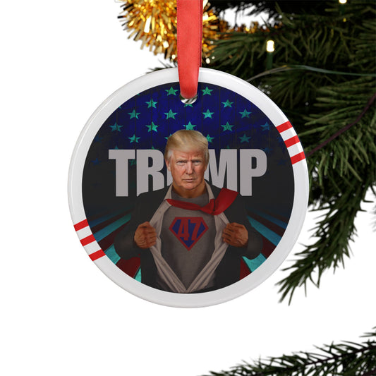 Trump is Back 47 Acrylic Ornament with Ribbon