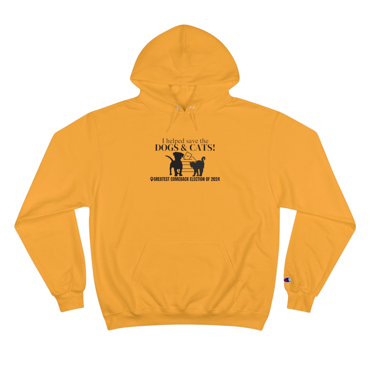 Helped Save the Dogs & Cats Champion Hoodie