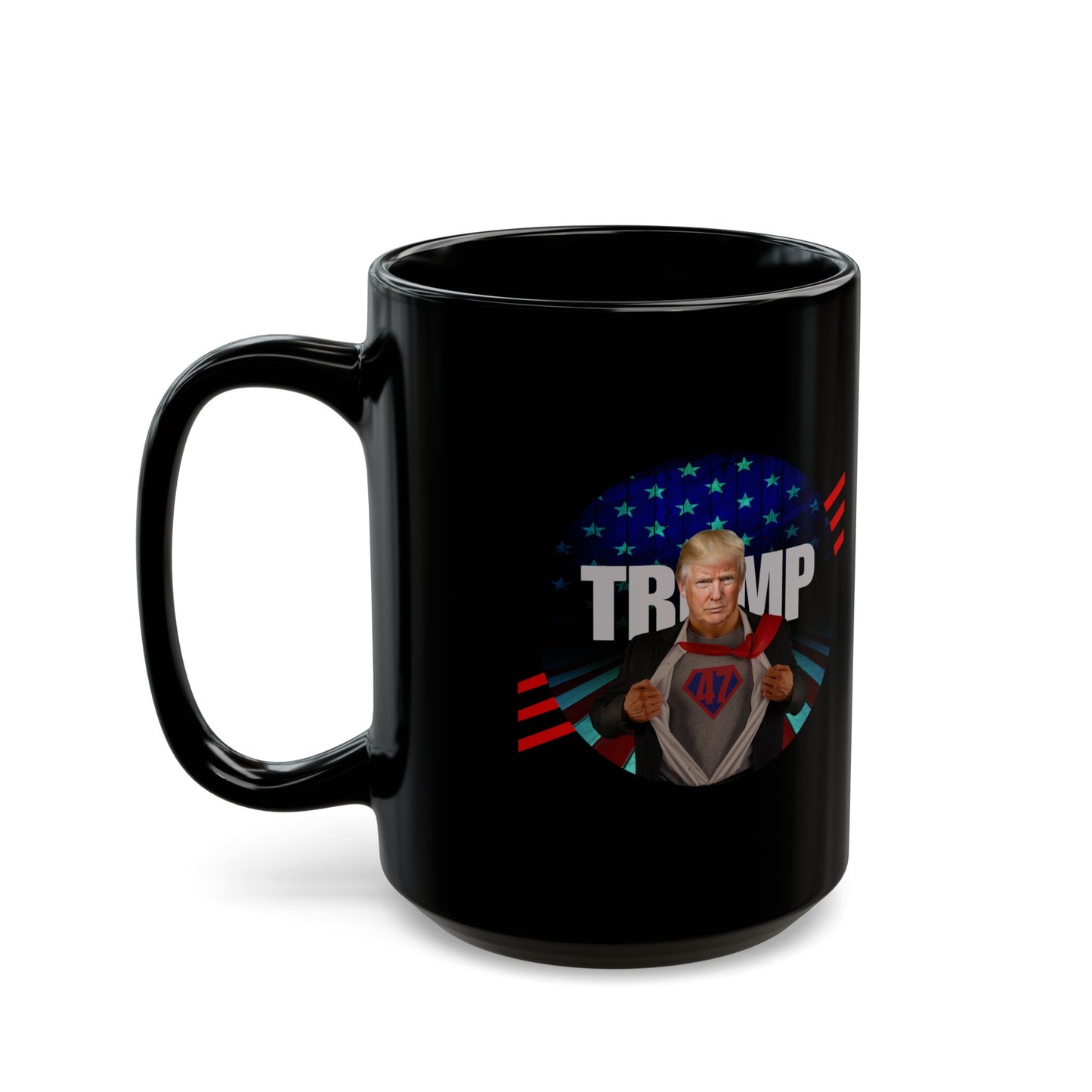 Trump is Back 47 Black Mug (11oz, 15oz)