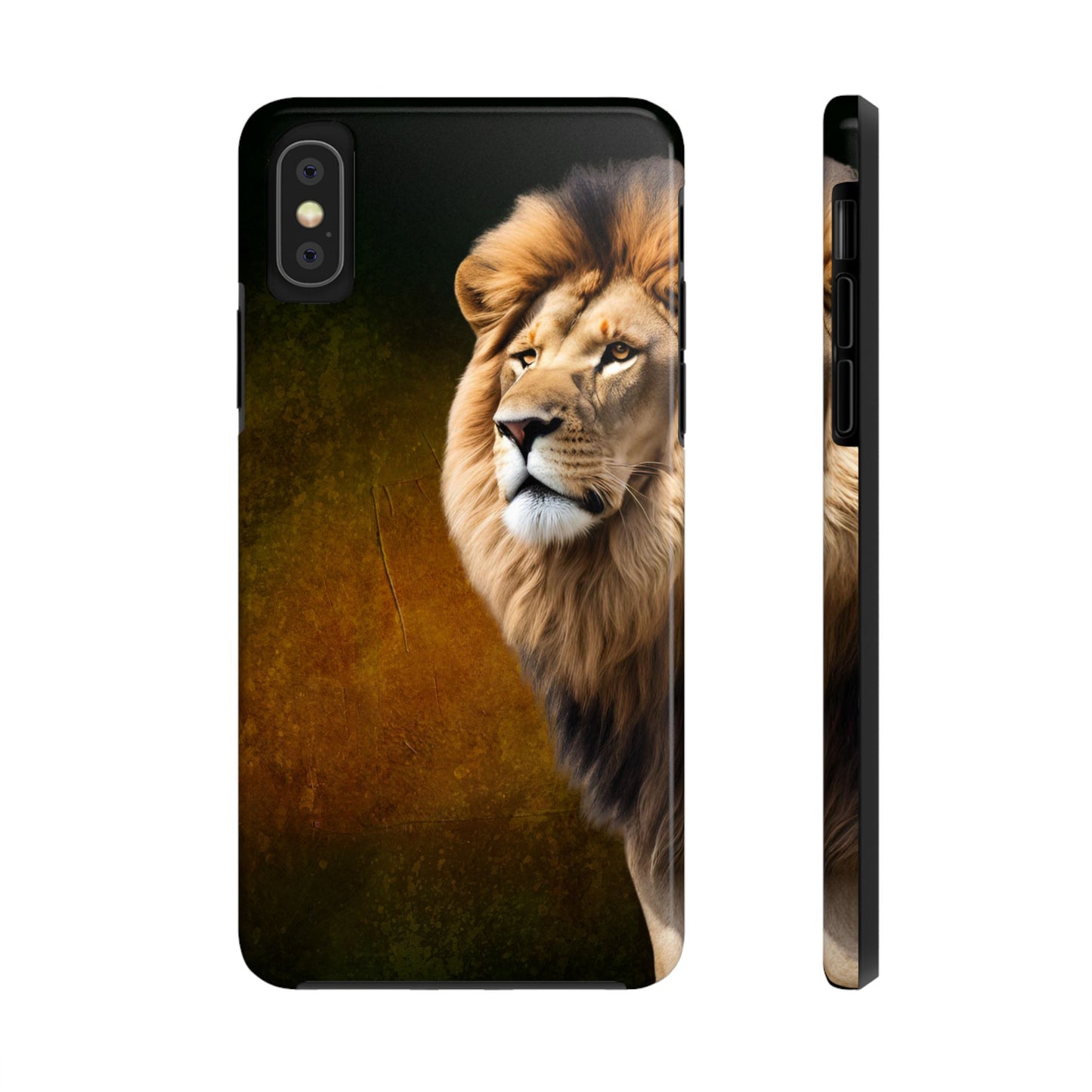 Majestic Lion Tough Phone Case - Durable Protection for Wildlife Lovers