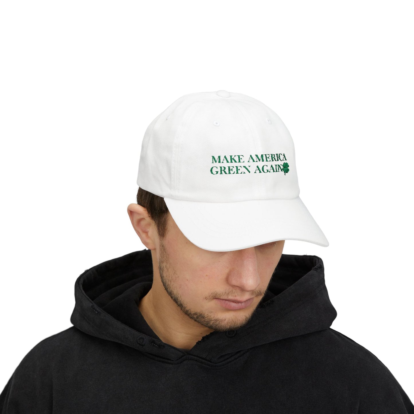 Make America Green Again Classic Dad Cap - Eco-Friendly Style for St. Patrick's Day