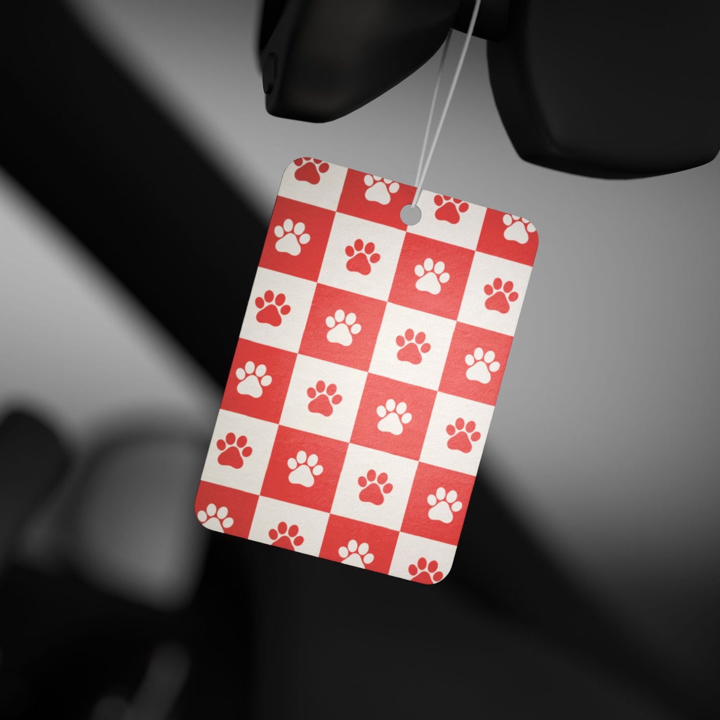 Gingham Paws Car Air Freshener