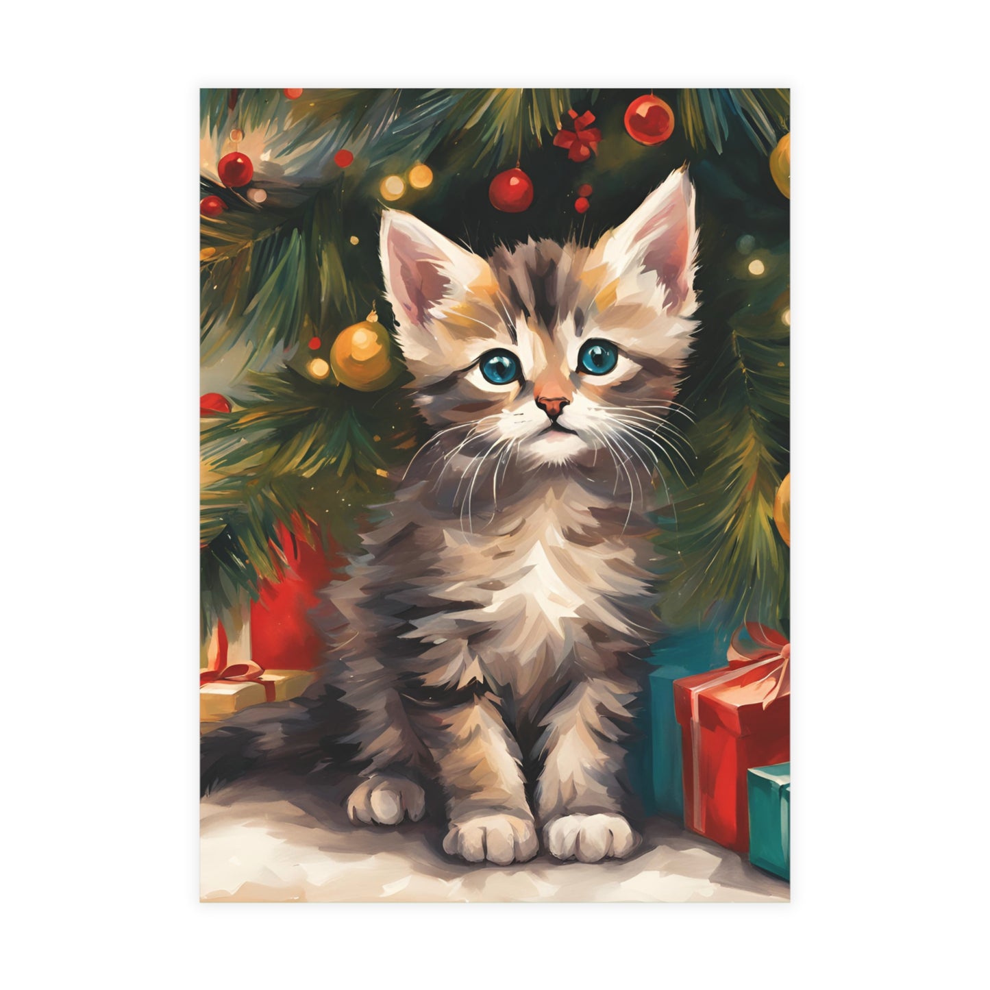 Kittenly Christmas Postcard Bundles (envelopes included)