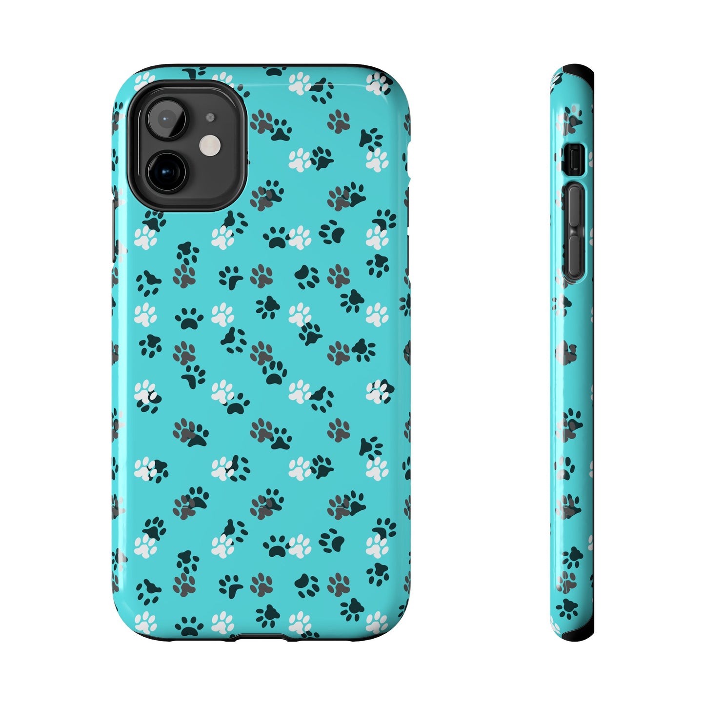 Teal Paws Tough Phone Cases - Phone Case - Epileptic Al’s Shop