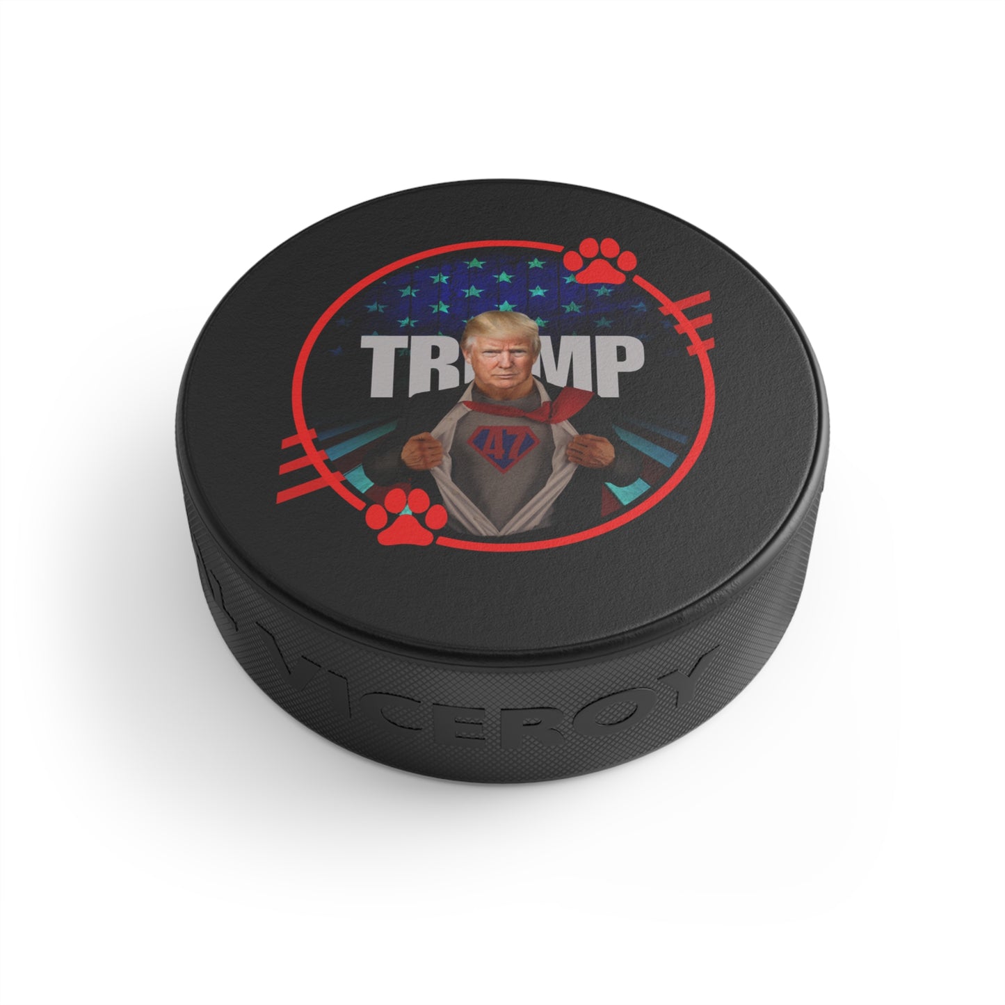 Trump 47 Hockey Puck