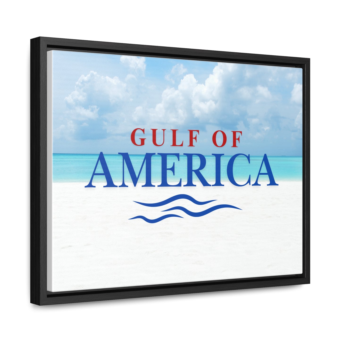 Gulf of America Canvas Wrap - Coastal Wall Art for Beach Lovers