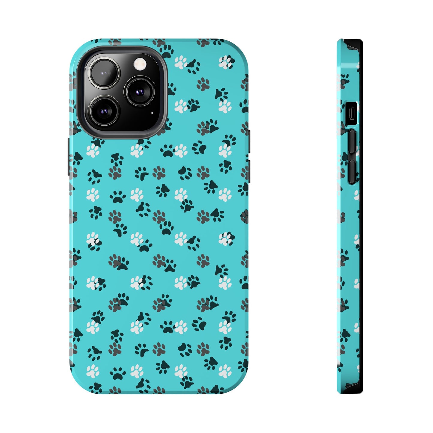 Teal Paws Tough Phone Cases - Phone Case - Epileptic Al’s Shop