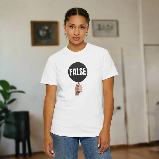 False Sign Unisex Statement T-Shirt Printify