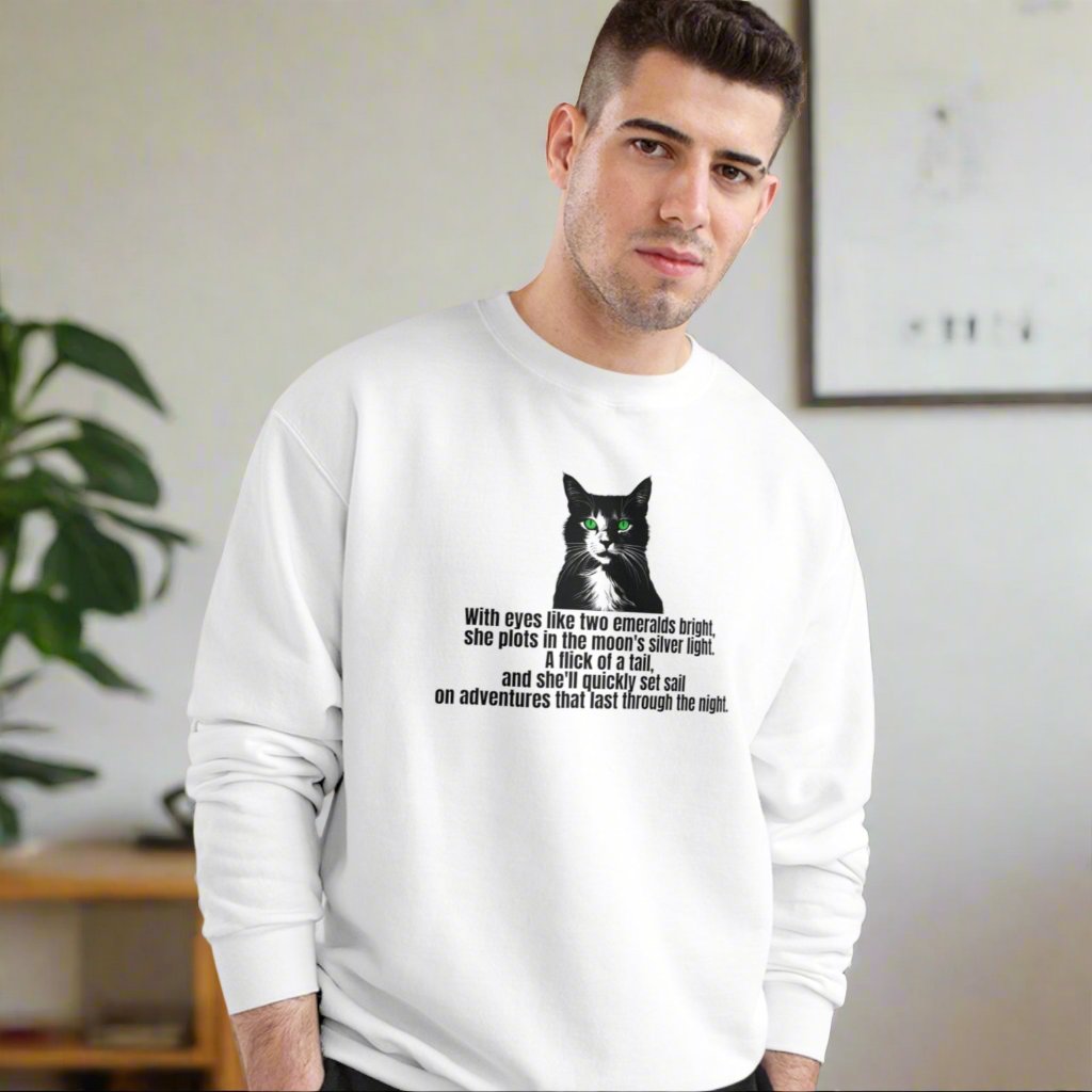 Emerald Eyed Mischief Champion Sweatshirt