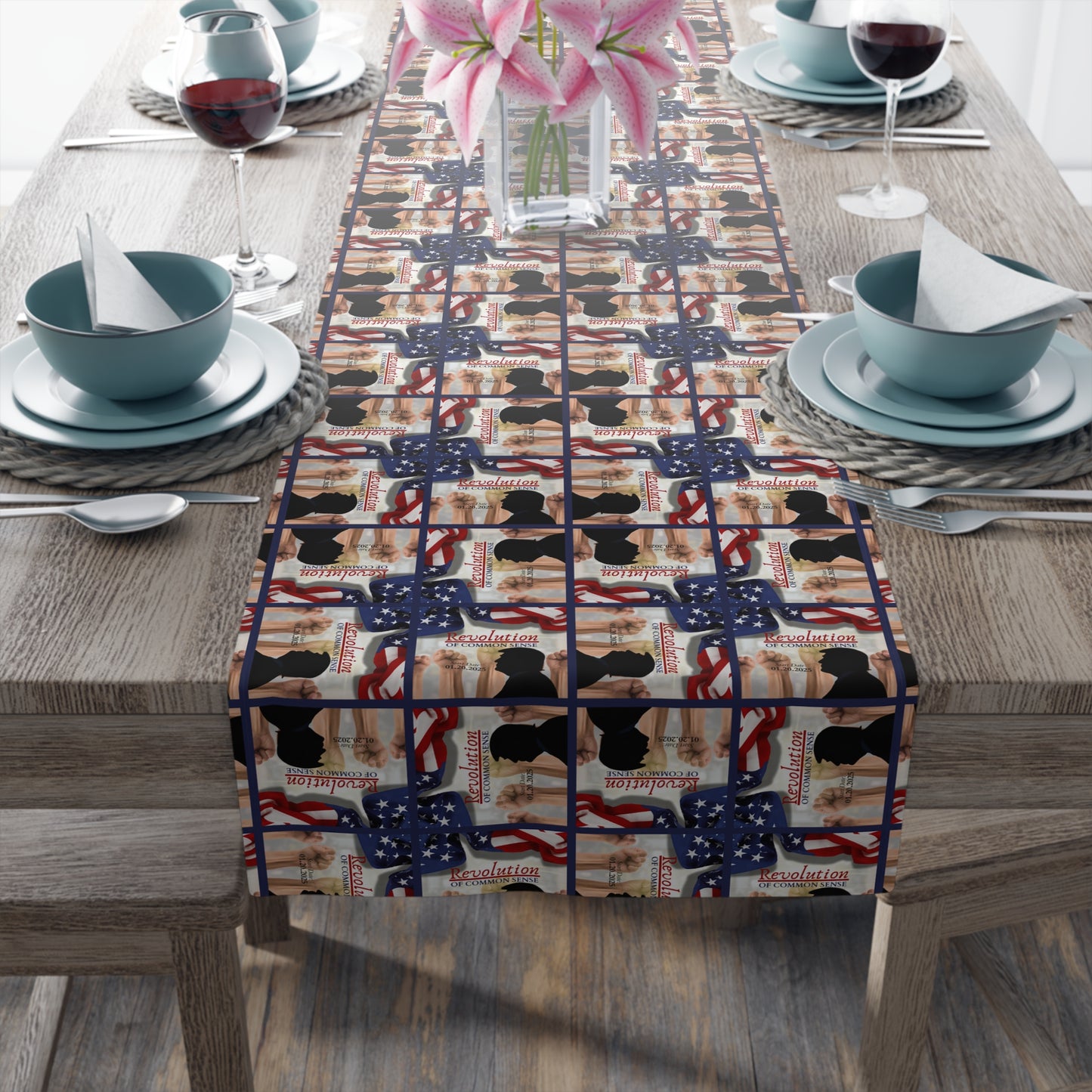 Trump Revolution of Common Sense Table Runner