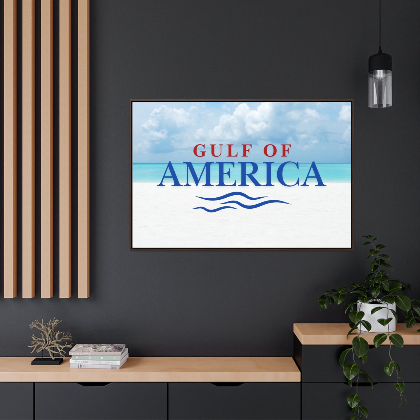 Gulf of America Canvas Wrap - Coastal Wall Art for Beach Lovers