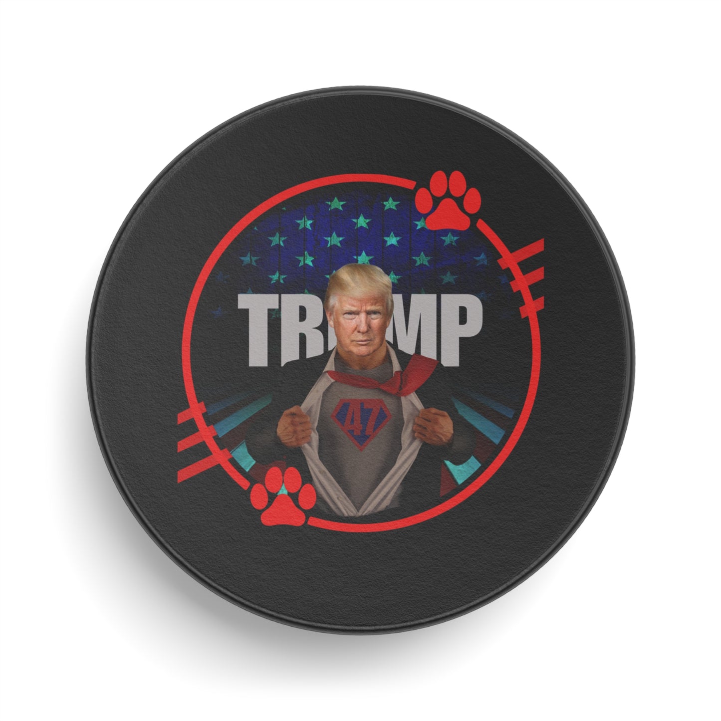 Trump 47 Hockey Puck